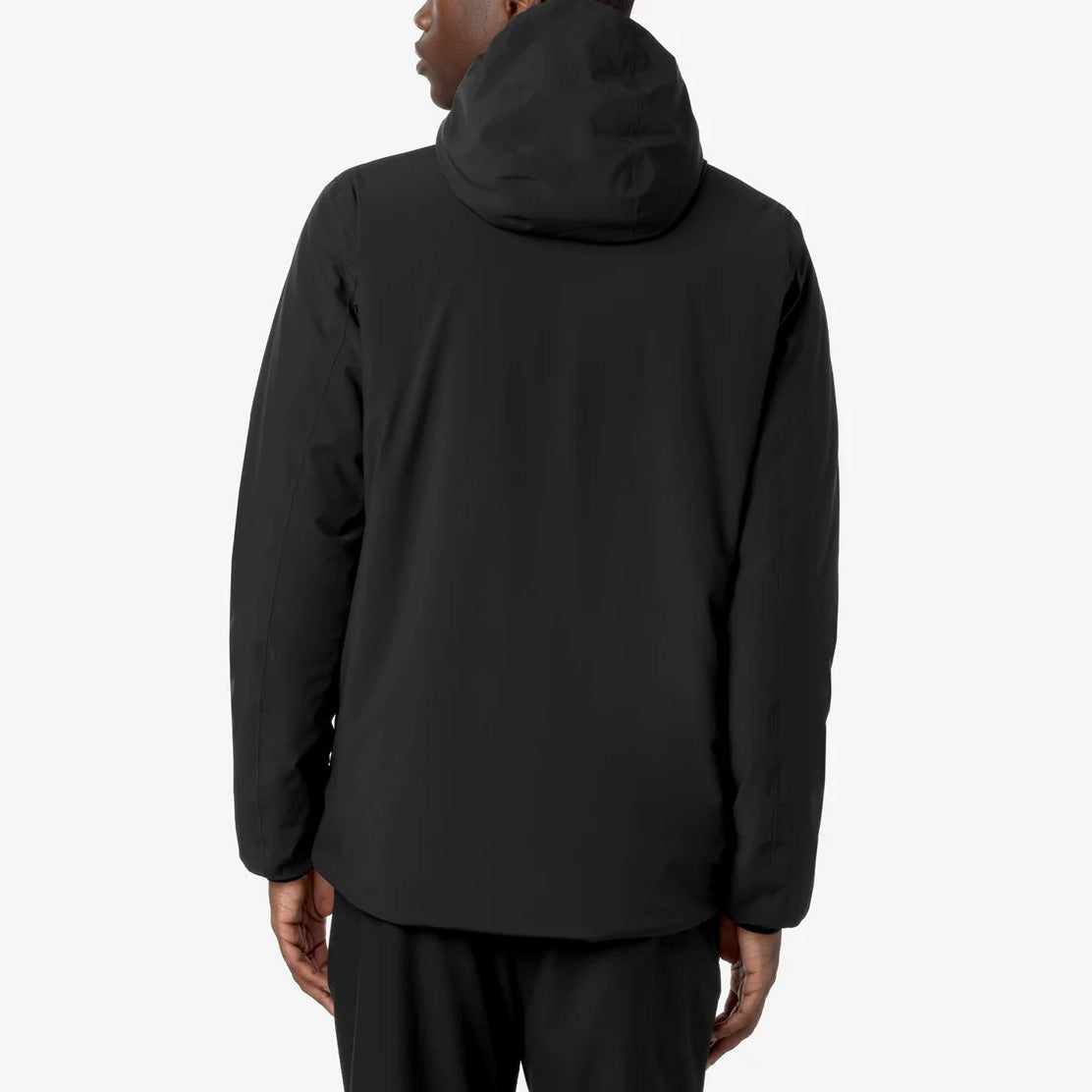 K-WAY Giubbino Uomo JACK ST WARM Reversible-Black Pure/Green Blackish