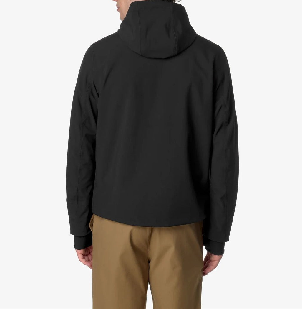 K-WAY Giubbino Uomo Jacko Bonded-Black Pure