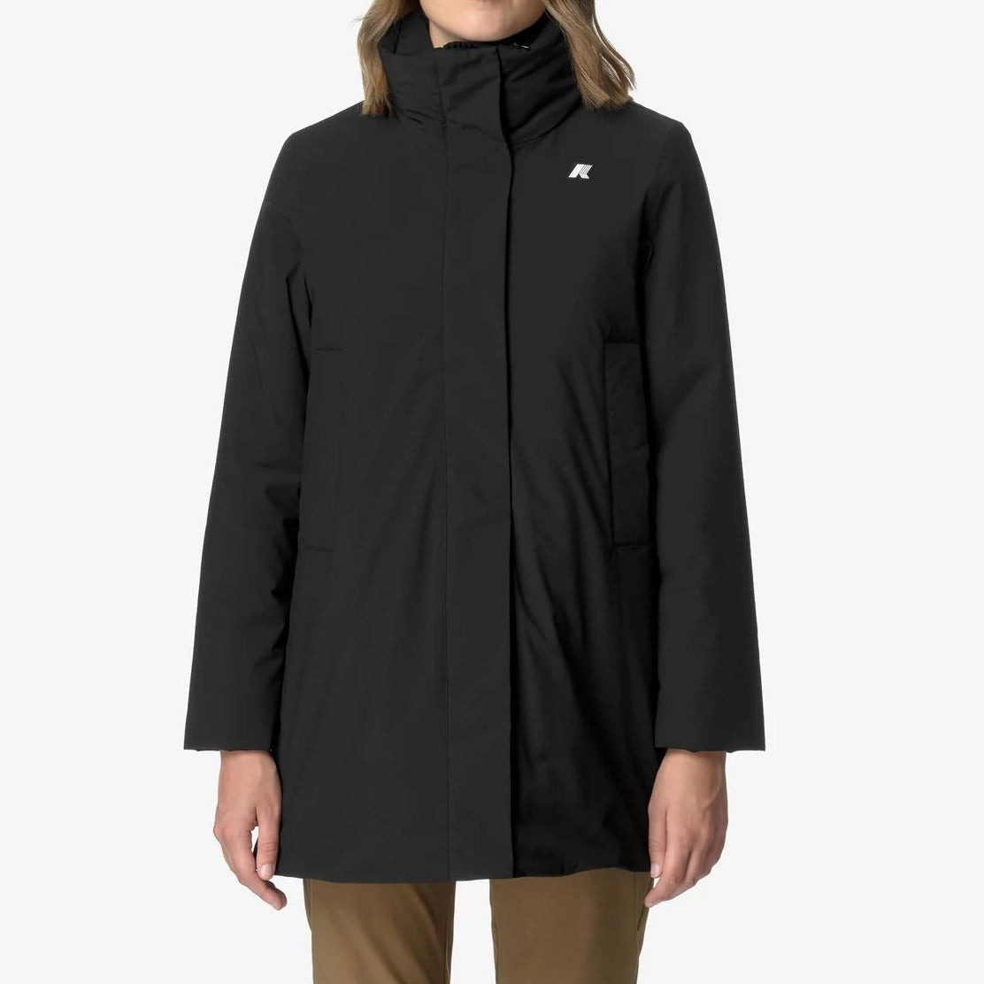 K-WAY Giubbino DOnna MARLA ST WARM-Black Pure