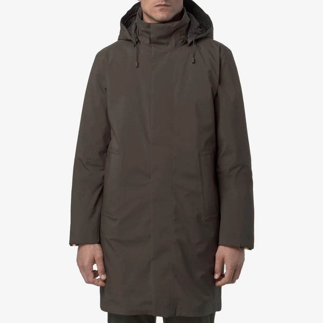 K-WAY Giubbino Uomo THOMAL BONDED PADDED-Black Olive