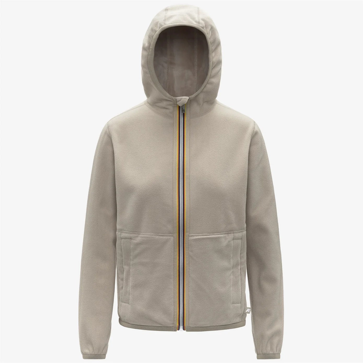 K-WAY Giubbino Donna Lily Velour Reversible-Beige Cashmere