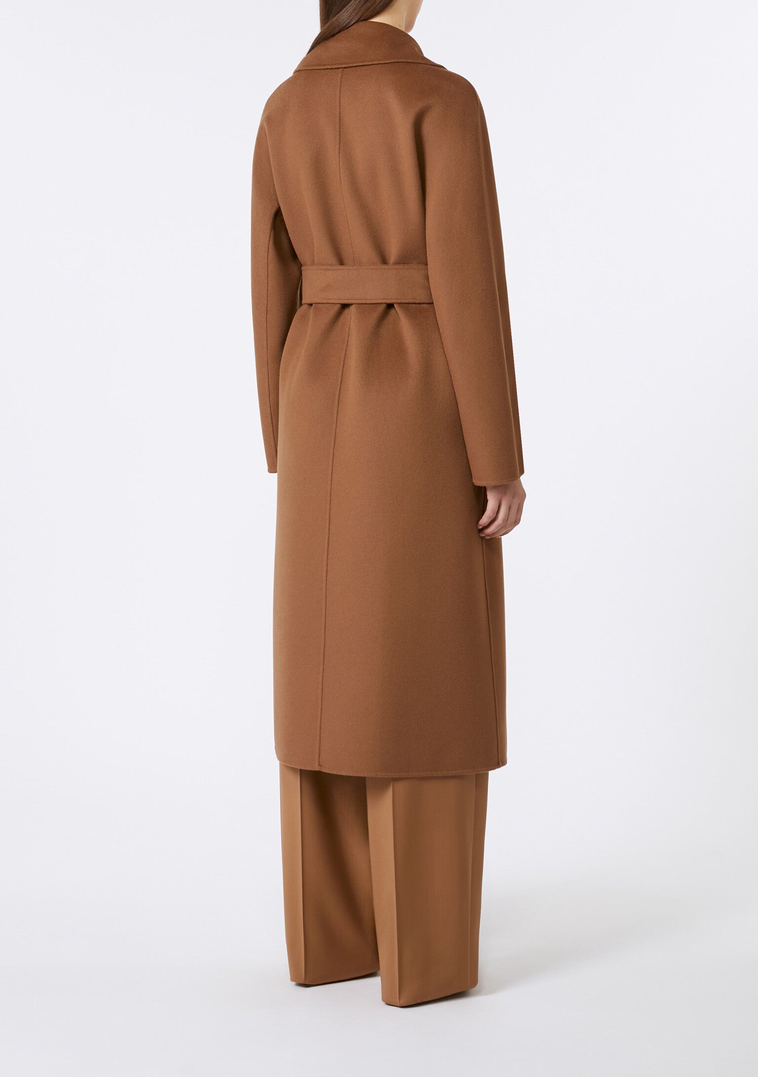 MAX MARA Cappotto Cles Lana Cashmere Seta-Nocciola