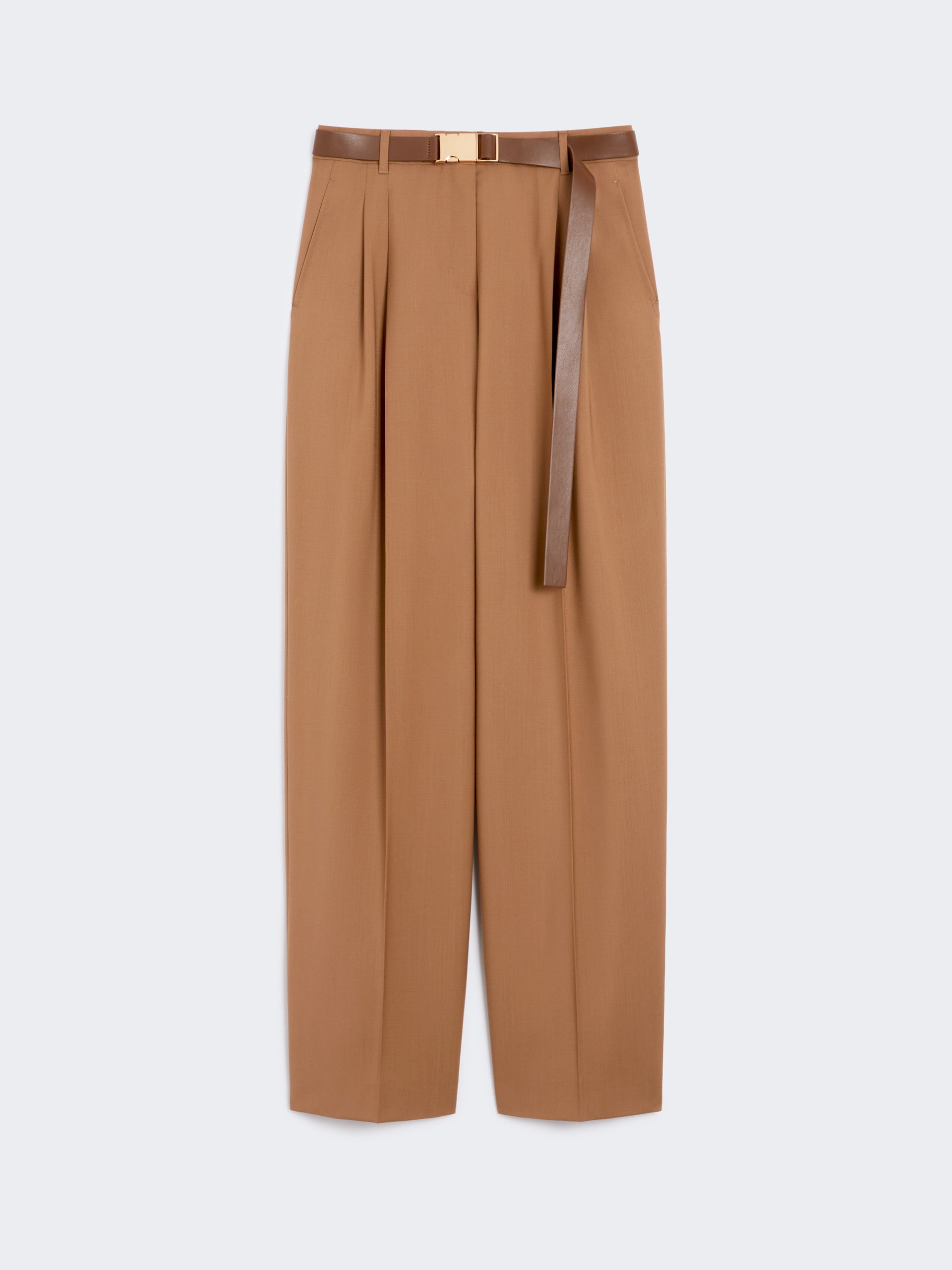 MAX MARA Pantalone Bergamo Cintura-Nocciola