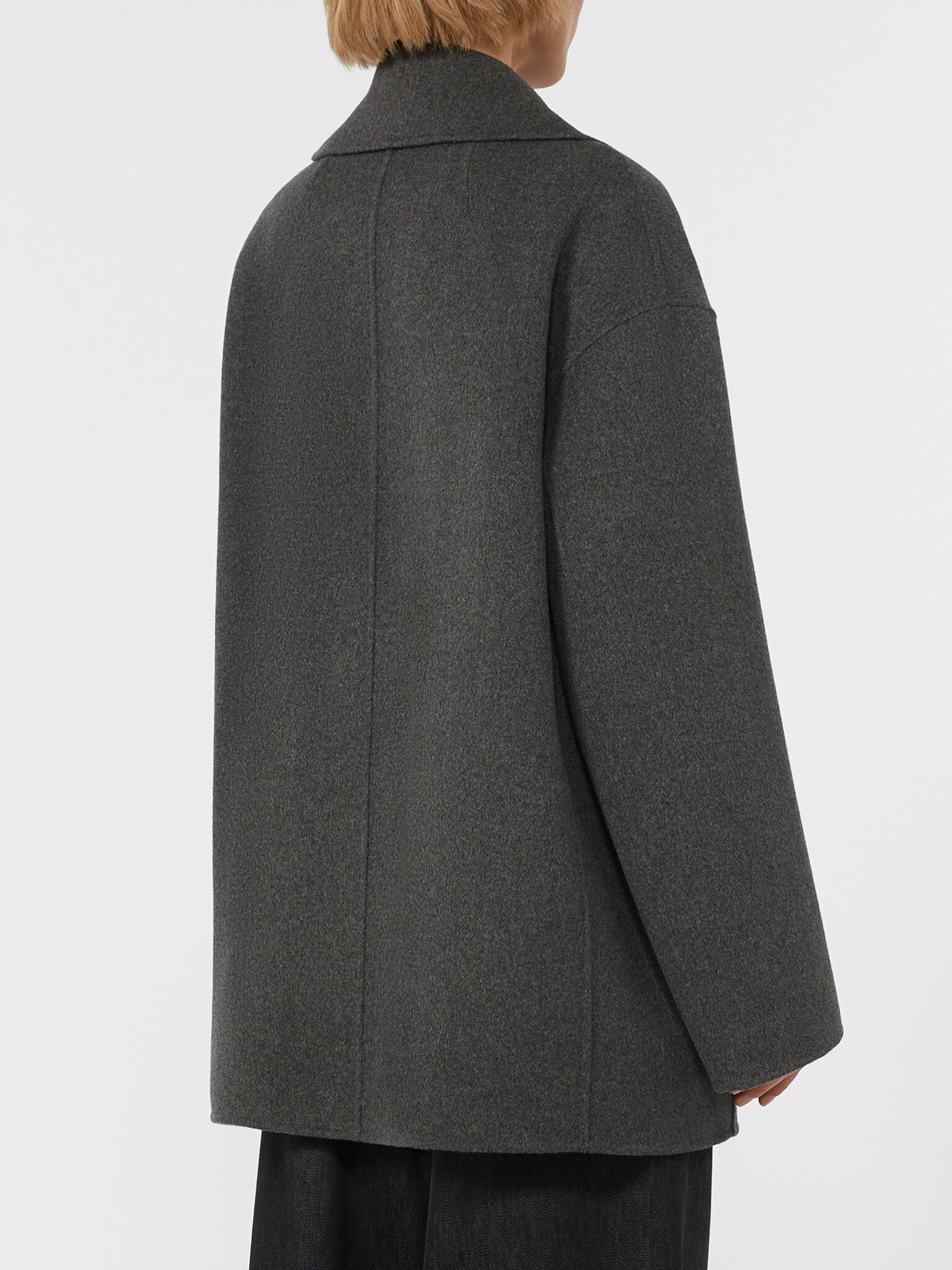 MAX MARA Giacca Ornella Lana-Grigio Scuro