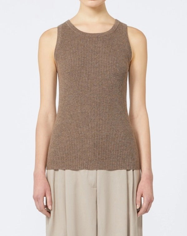 MAX MARA Canotta Cipro-Nocciola