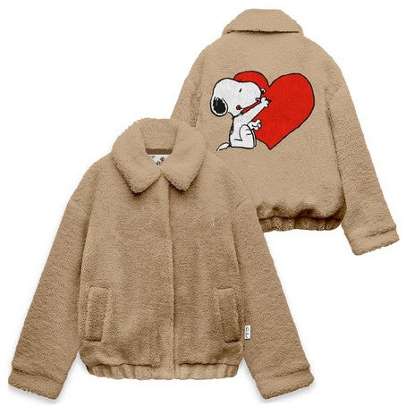 MC2 SAINT BARTH BOMBER Bambino Abel Jr Teddy-Beige