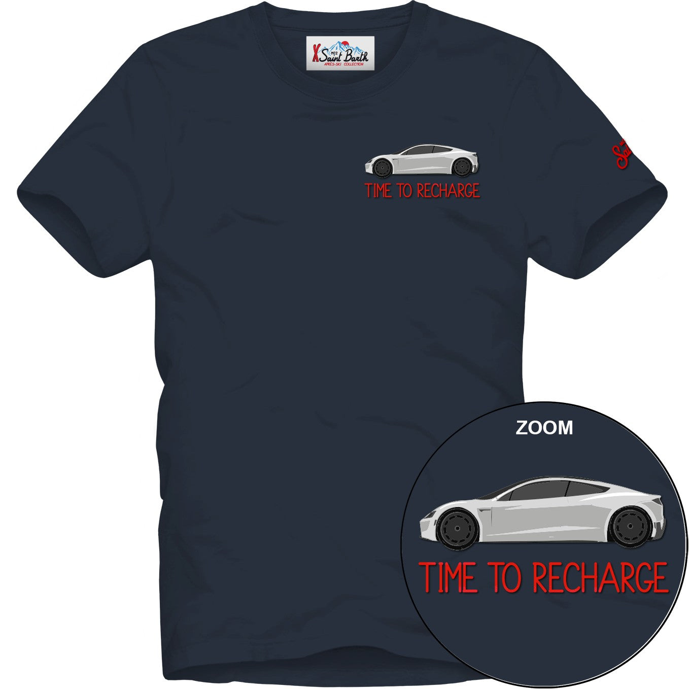 MC2 SAINT BARTH T-SHIRT Uomo ARNOTT-Time Recharge Navy