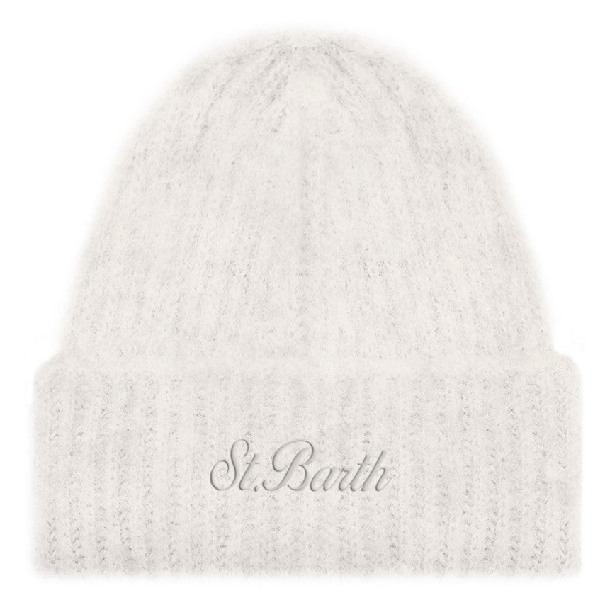 MC2 SAINT BARTH Berretto Donna Moss Alpaca-Off White