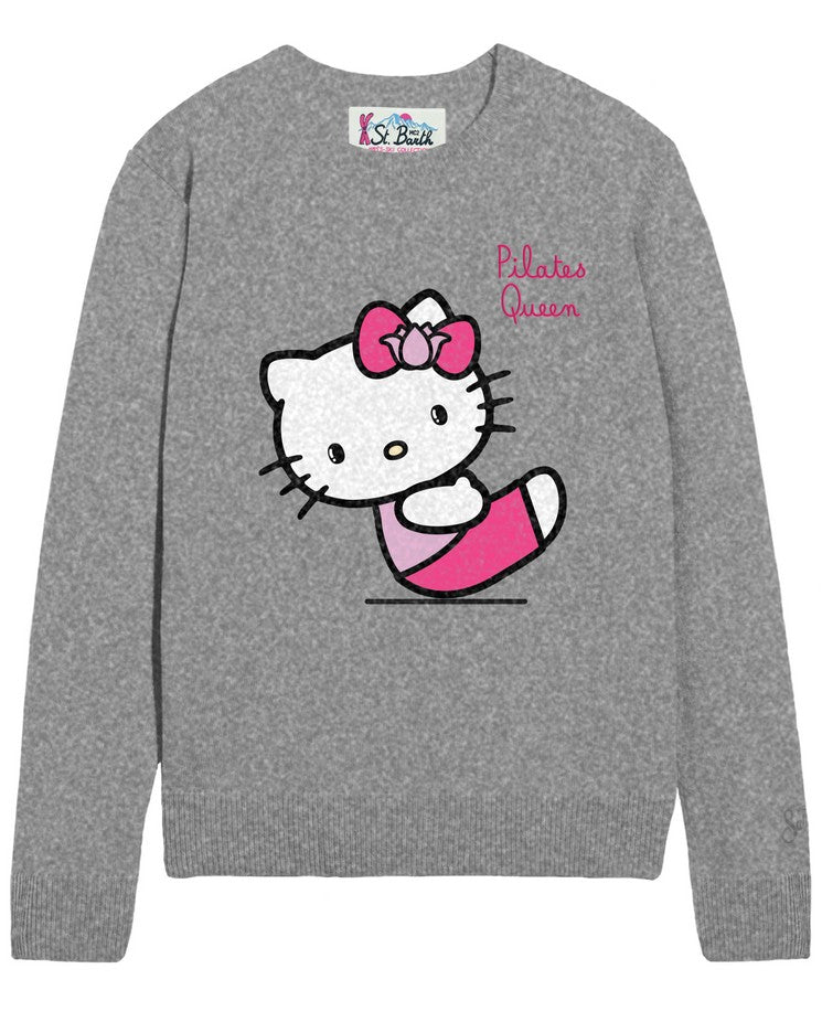 MC2 SAINT BARTH Maglione Donna NEW QUEEN-Hello Kitty Grigio