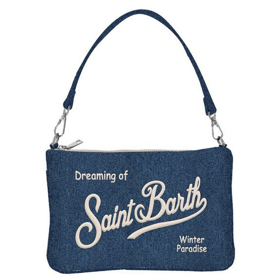 MC2 SAINT BARTH Pochette PARISIENNE MINI-DENIM