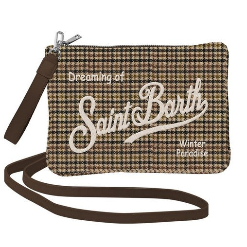 MC2 SAINT BARTH Pochette Parisienne Wool Braid-Pied de Poule