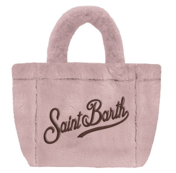MC2 SAINT BARTH Borsa VANITY MINI SOFT FUR-Rosa
