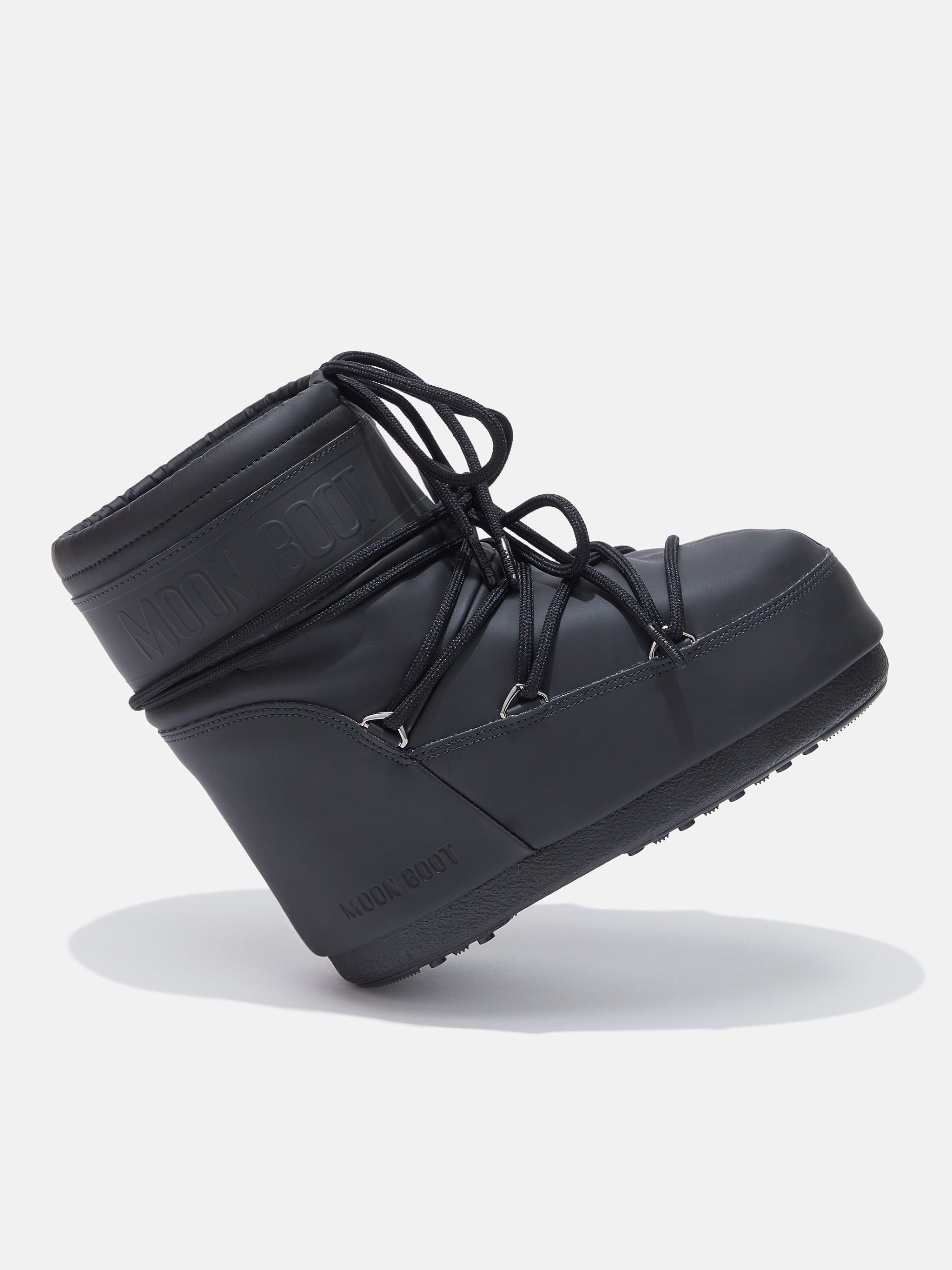 MOON BOOT Stivale Donna ICON LOW RUBBER-Black
