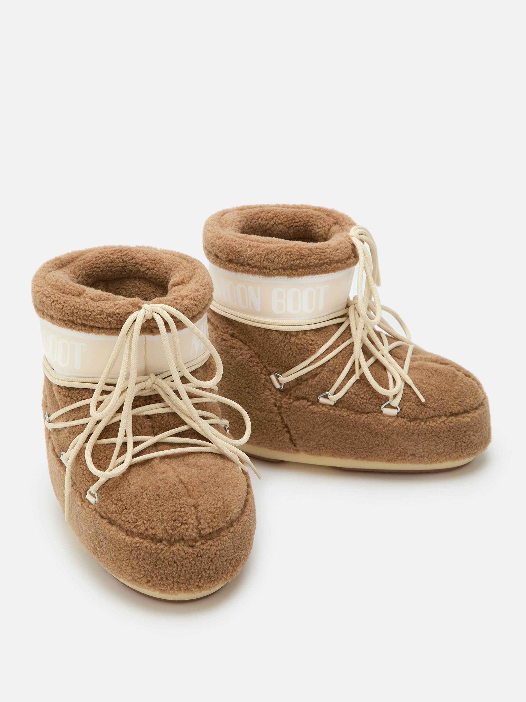 MOON BOOT Stivale Donna ICON LOW FLEECE-Camel