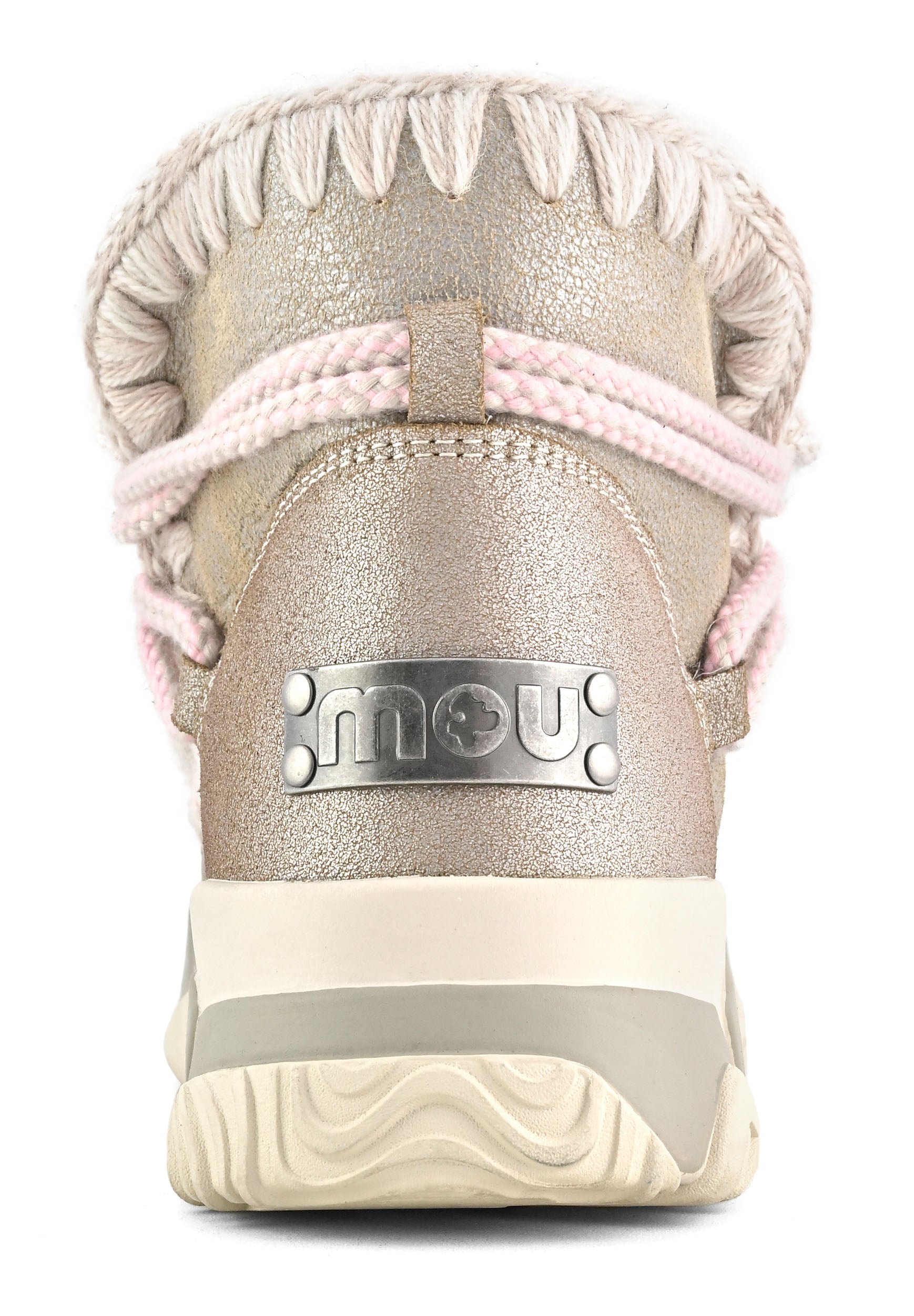 MOU Sneaker Donna Trainer Scoubidoo Lace-Stone Metallic