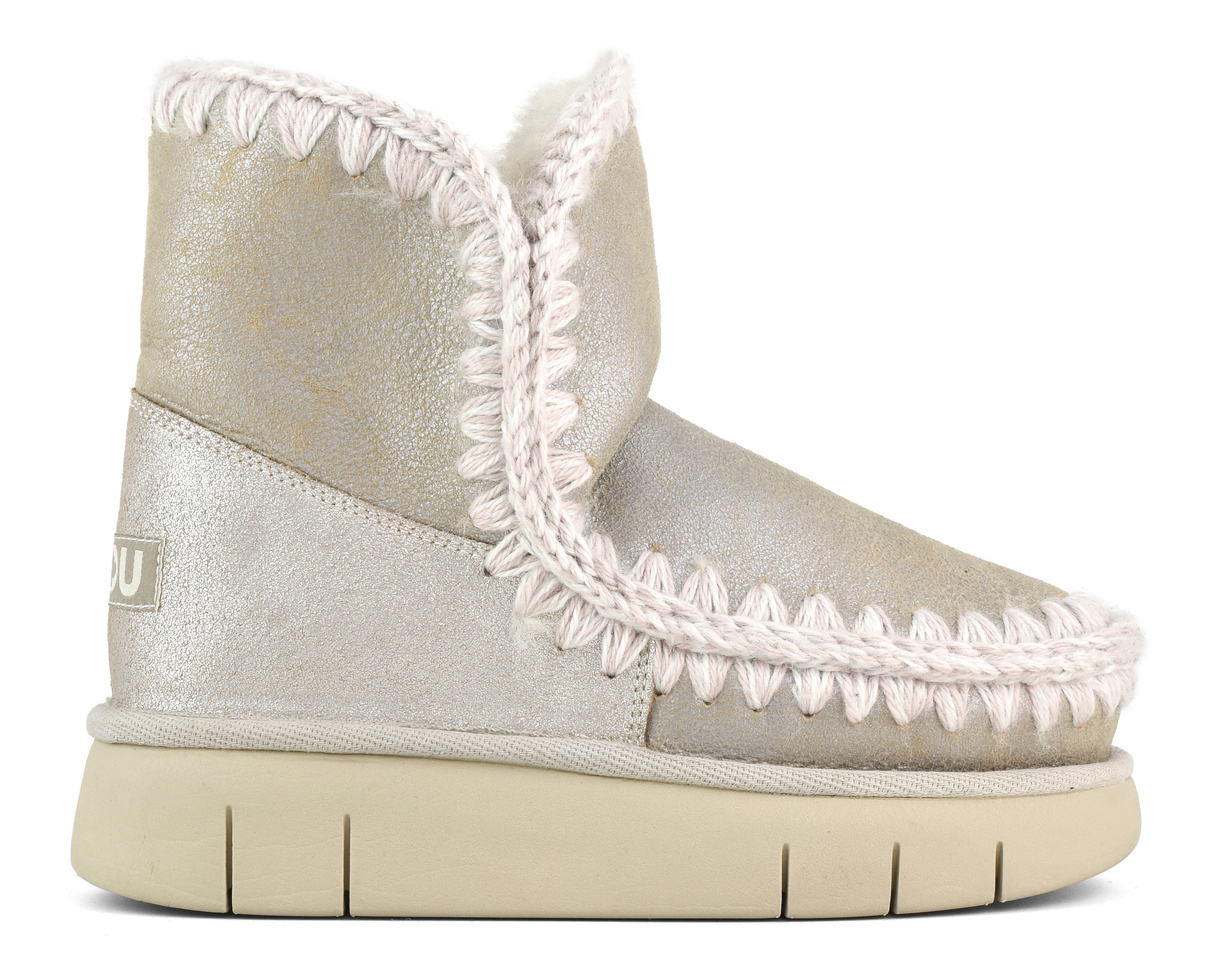 MOU Stivaletto Donna Eskimo 18 Bounce-Stone Metallic