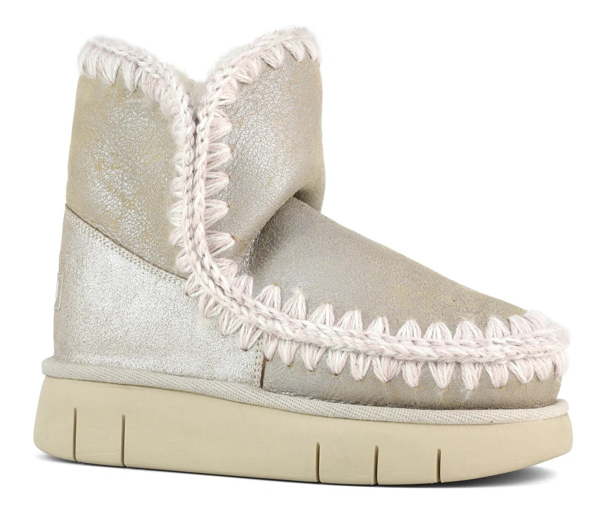 MOU Stivaletto Donna Eskimo 18 Bounce-Stone Metallic