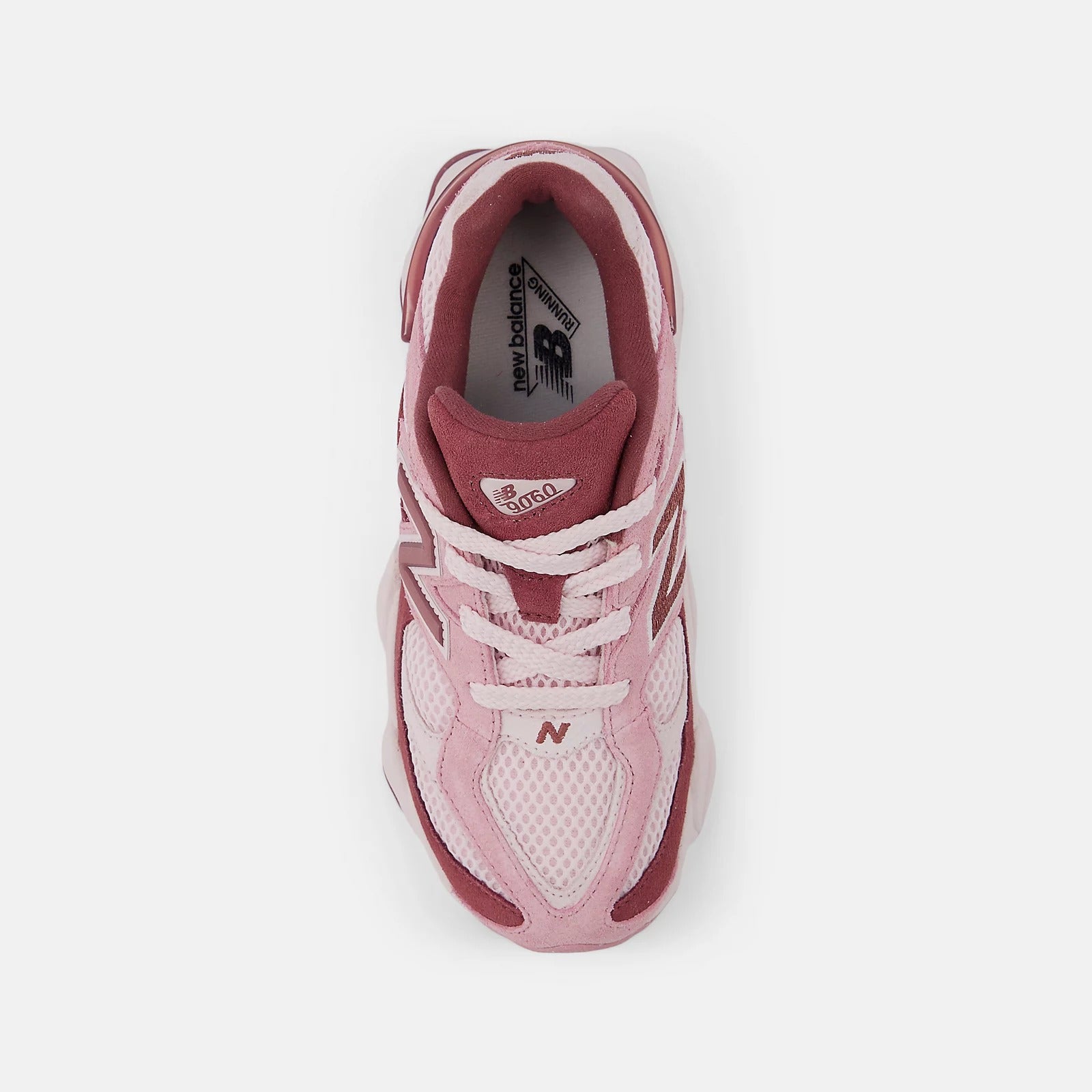 NEW BALANCE Sneaker Unisex Kids 9060-Pink Granite Washed Burgundy