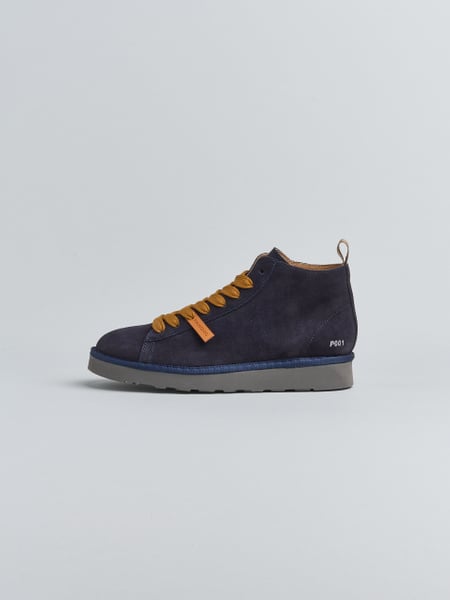 PANCHIC Scarponcino Uomo P001-Blu Space Brown Sugar
