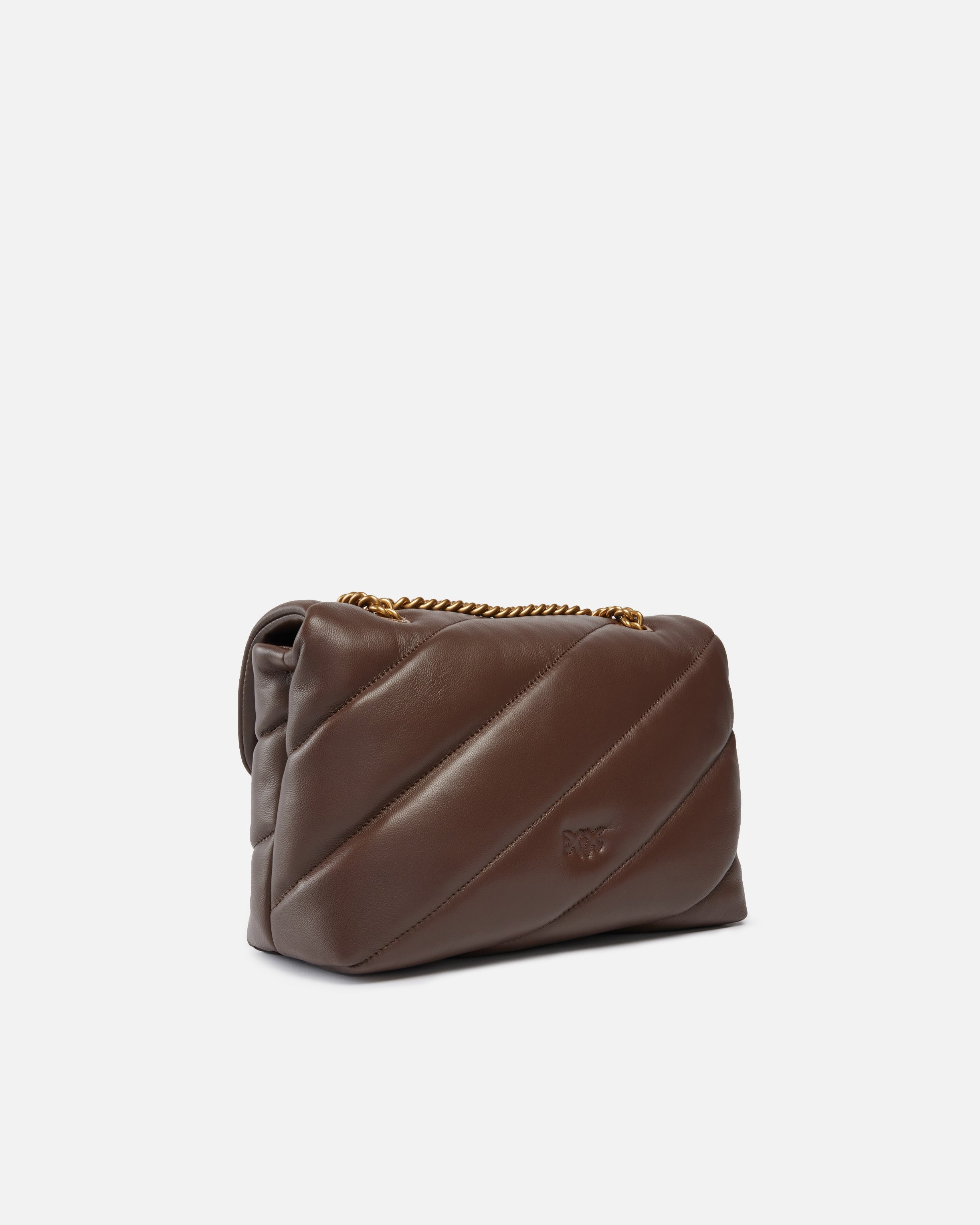 PINKO Borsa Flat Classic-Blu Indaco Gold
