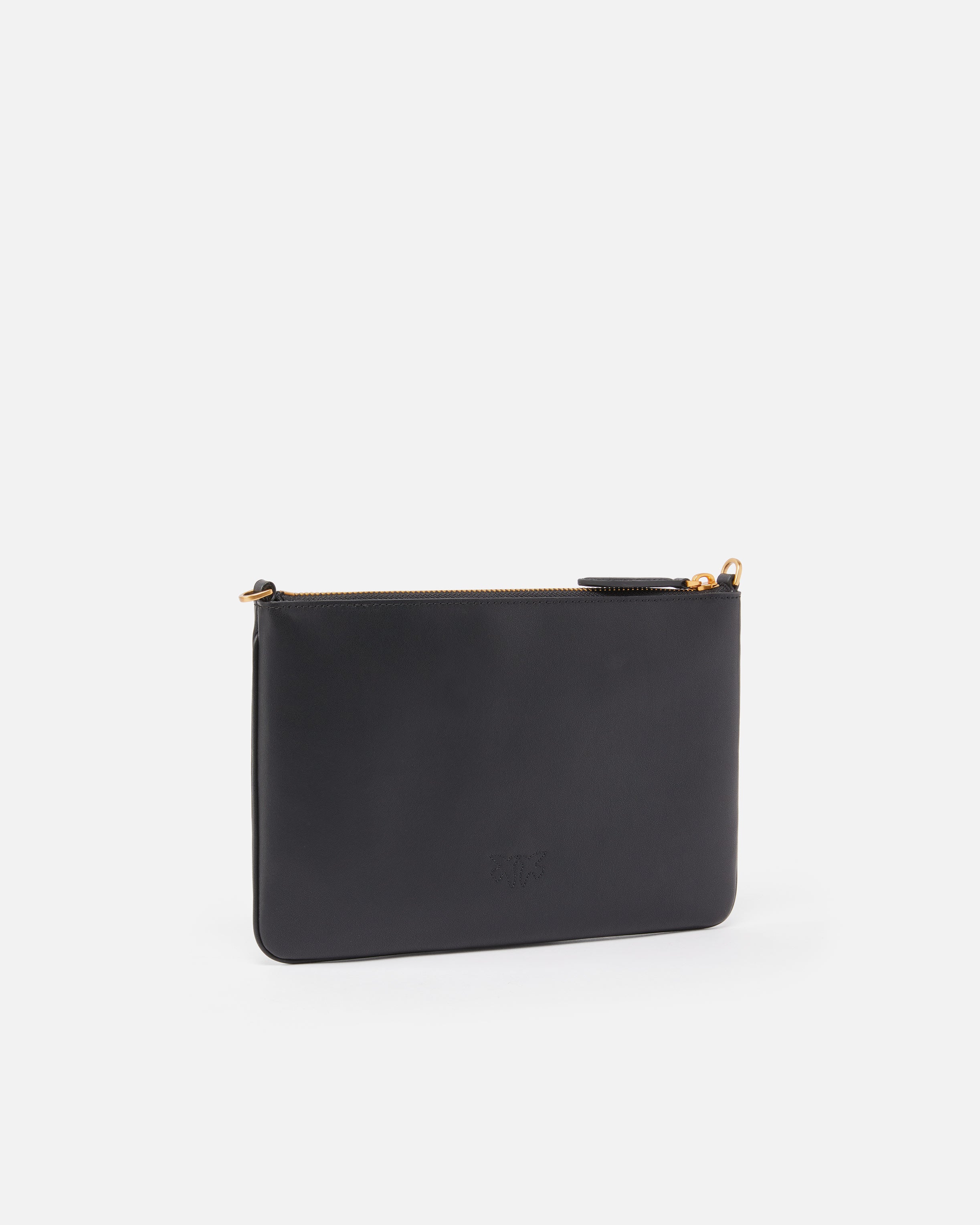 PINKO Borsa Flat Classic-Nero Gold