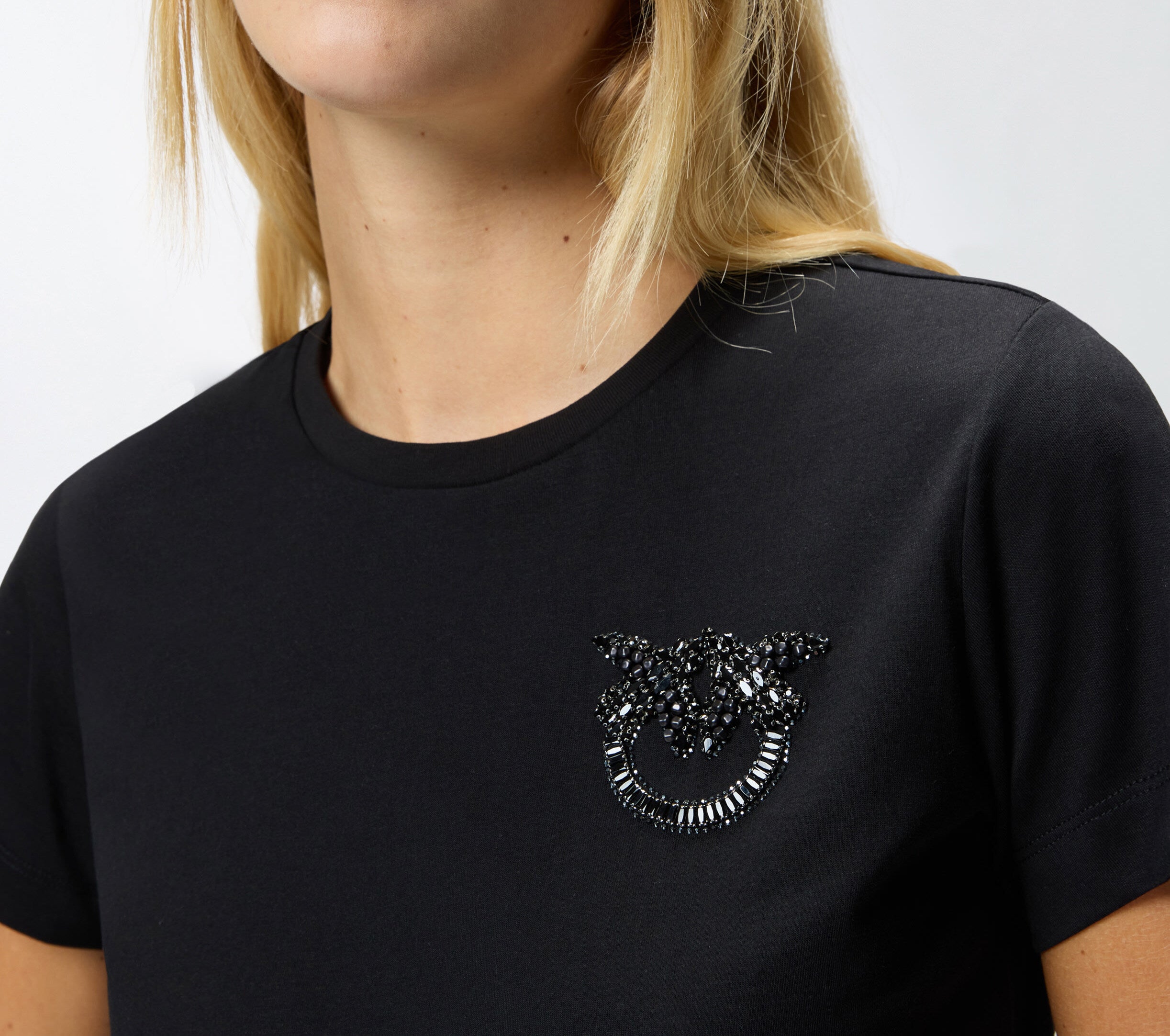 PINKO T-shirt Nambrone-Nero Limousine