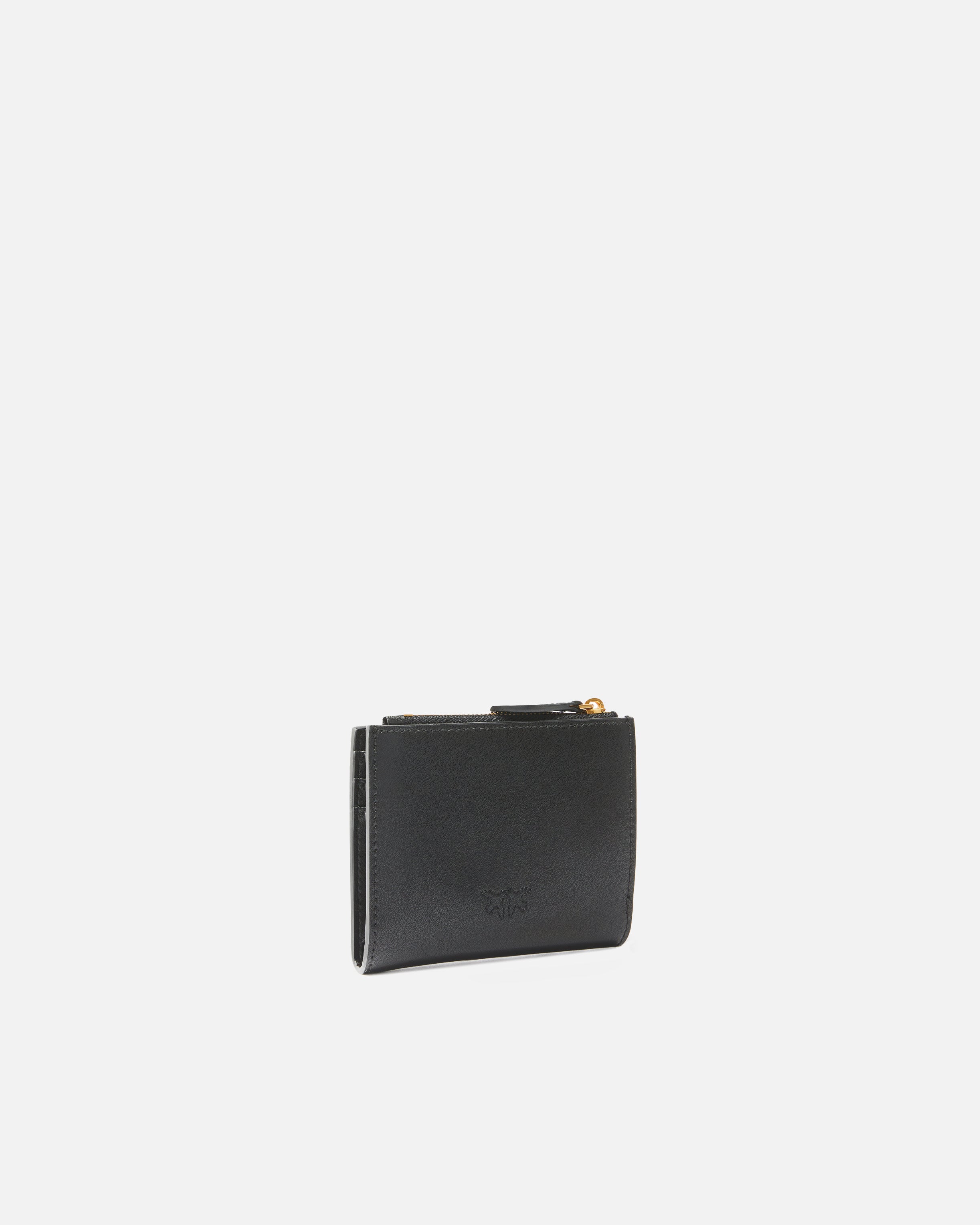PINKO Portafoglio Multi Purpose-Nero Gold