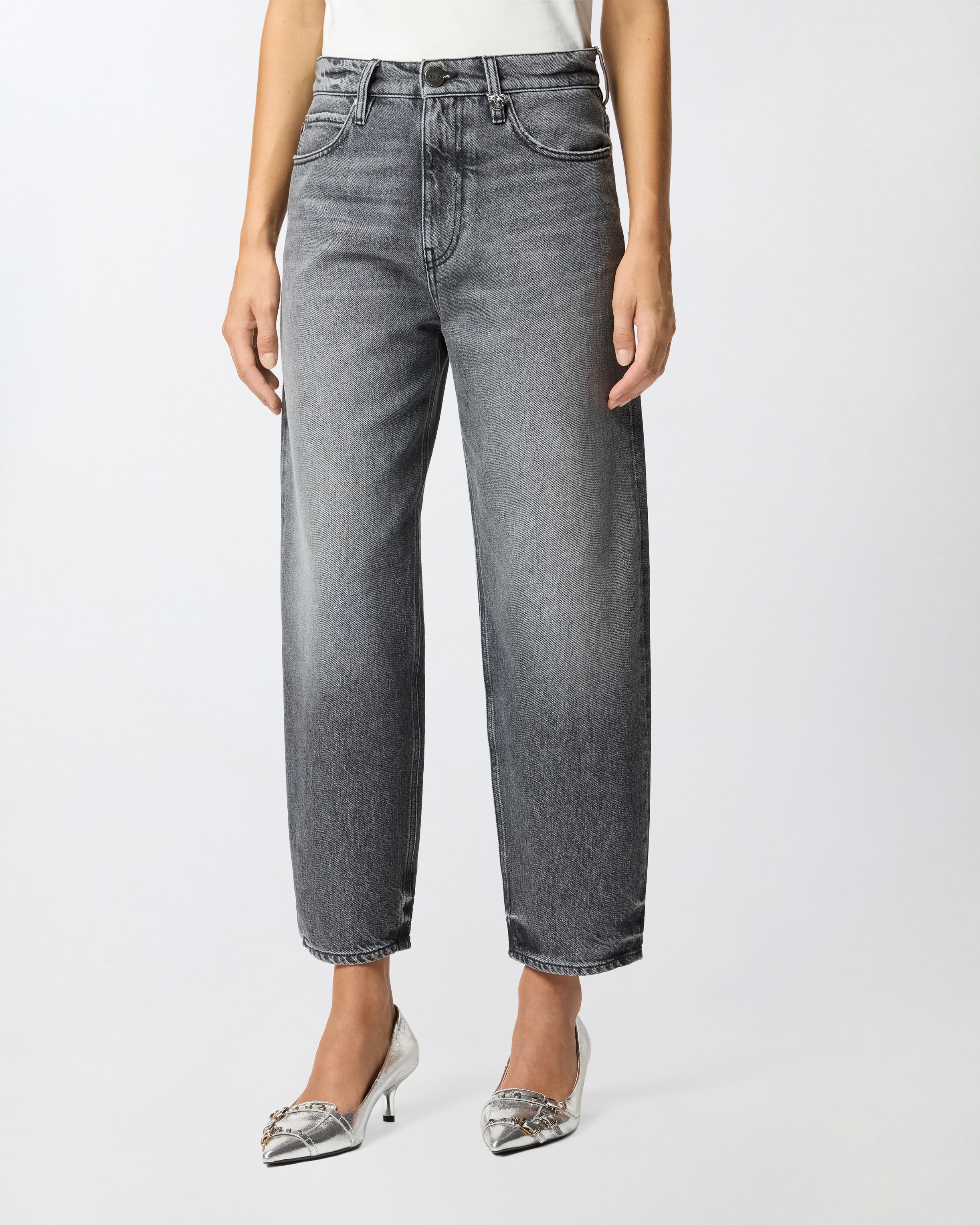PINKO Jeans Estelle Egg-Grigio Denim