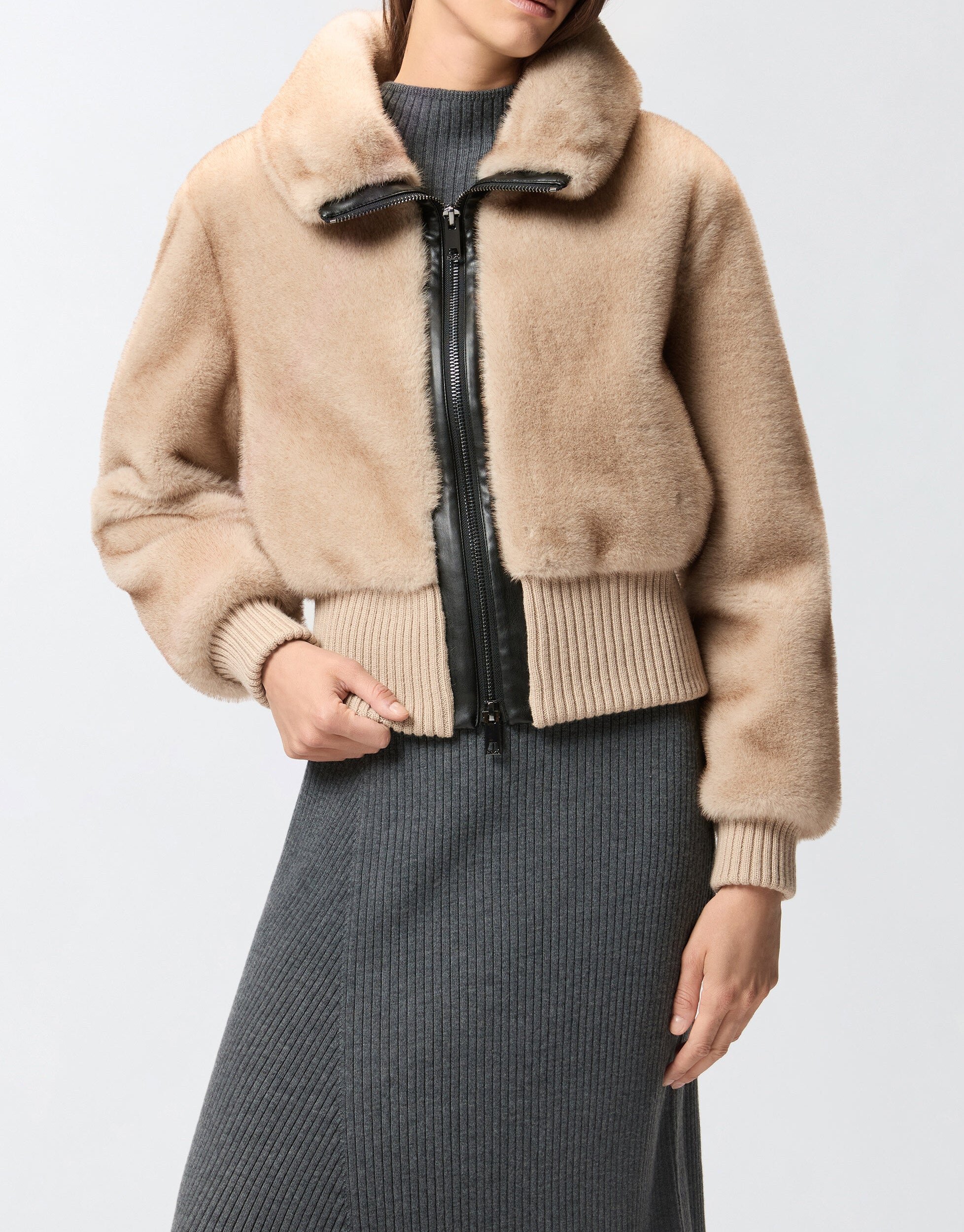 PINKO Bomber Bagels-Beige
