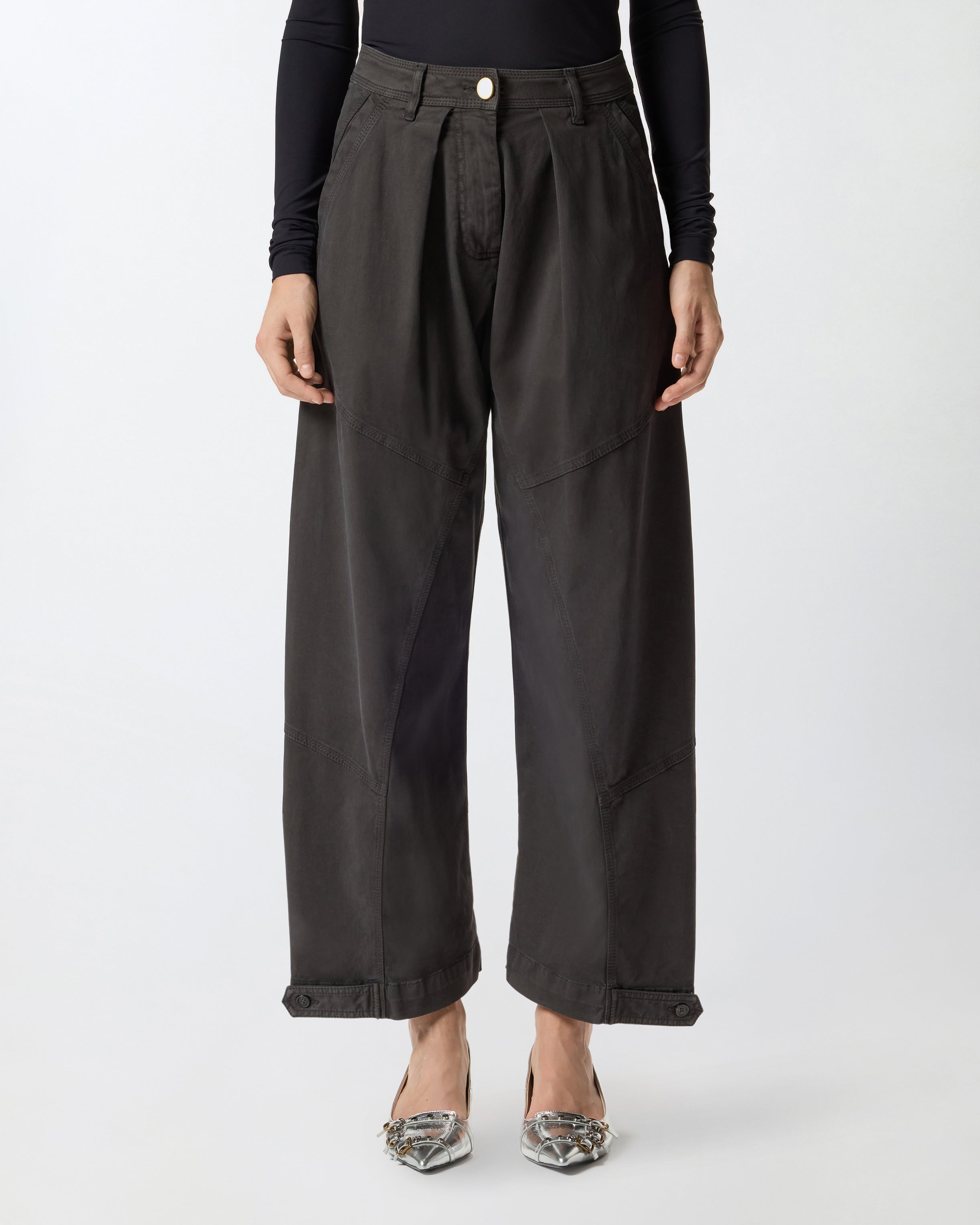 PINKO Pantalone Pancarrè-Marrone