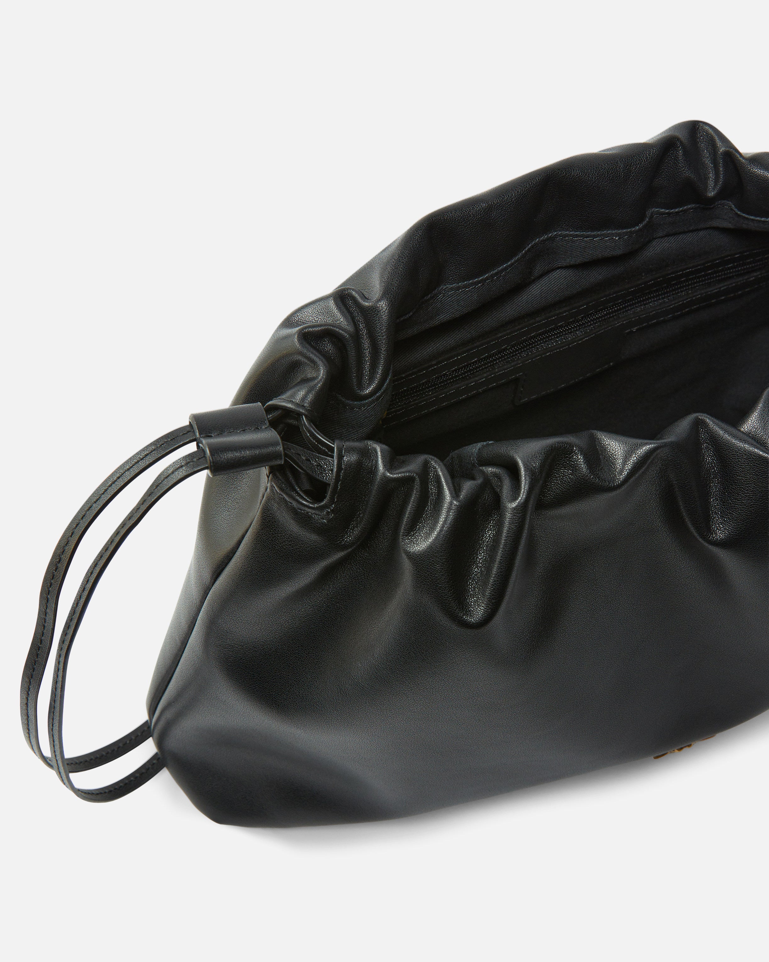 PINKO Borsa Maxi Clutch+tracolla-Nero Gold