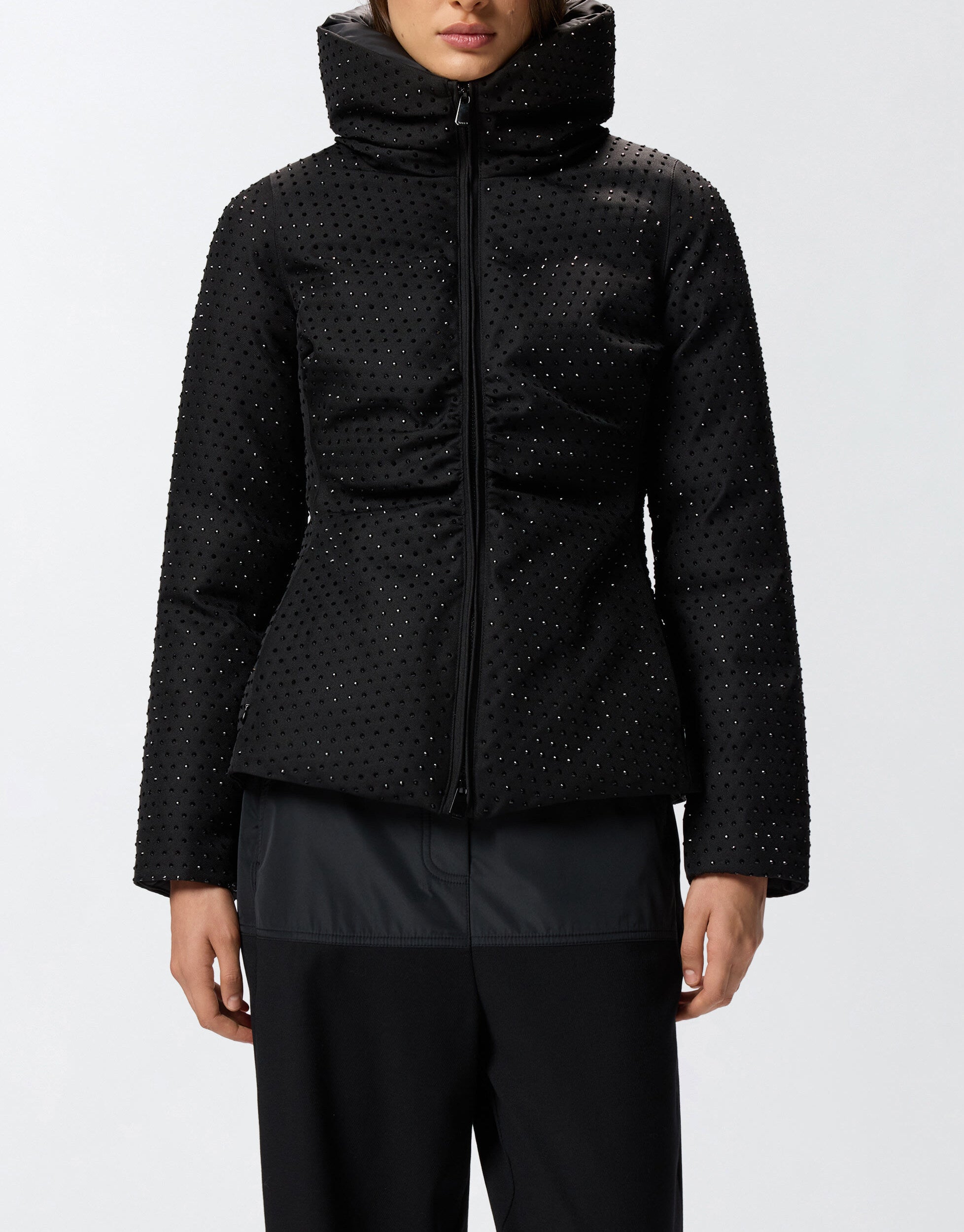 PINKO Piumino Nita-Nero Strass