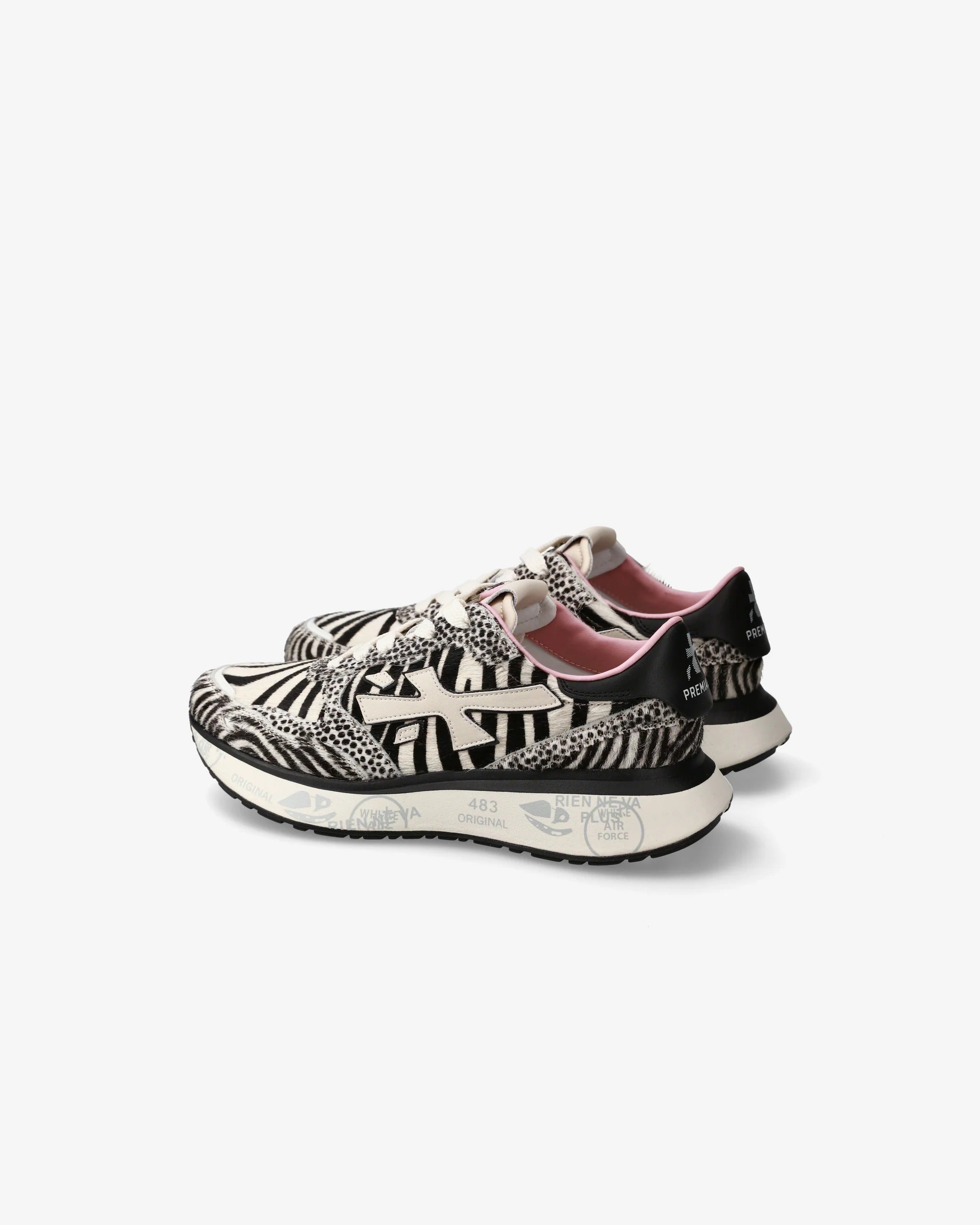 PREMIATA Sneaker Donna Lauryn 7780-Bianco Nero
