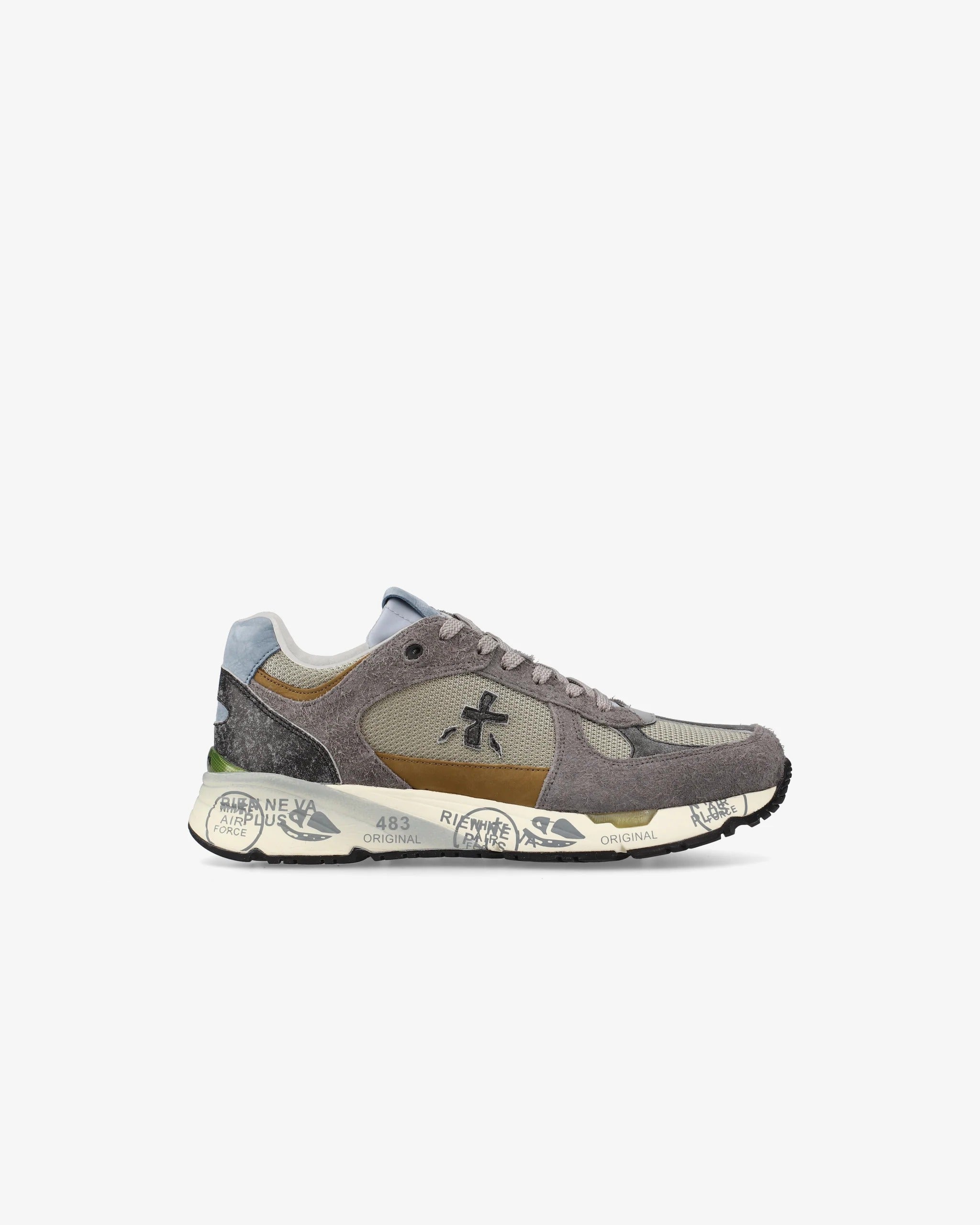 PREMIATA Sneaker Uomo Mase 7869-Grigio