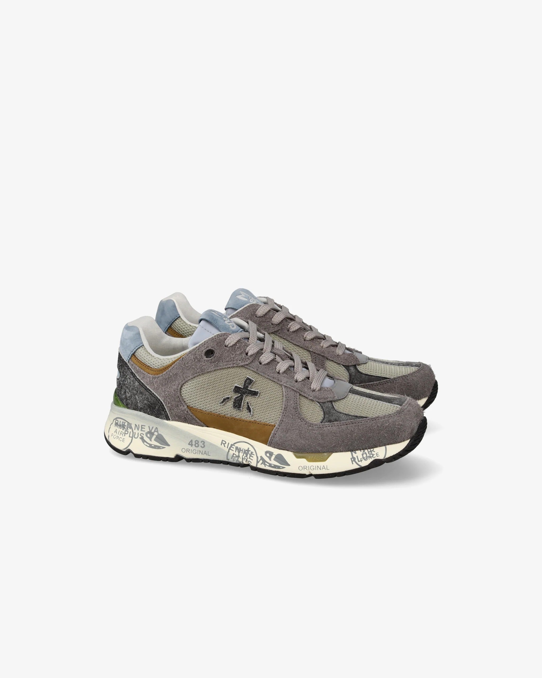 PREMIATA Sneaker Uomo Mase 7869-Grigio