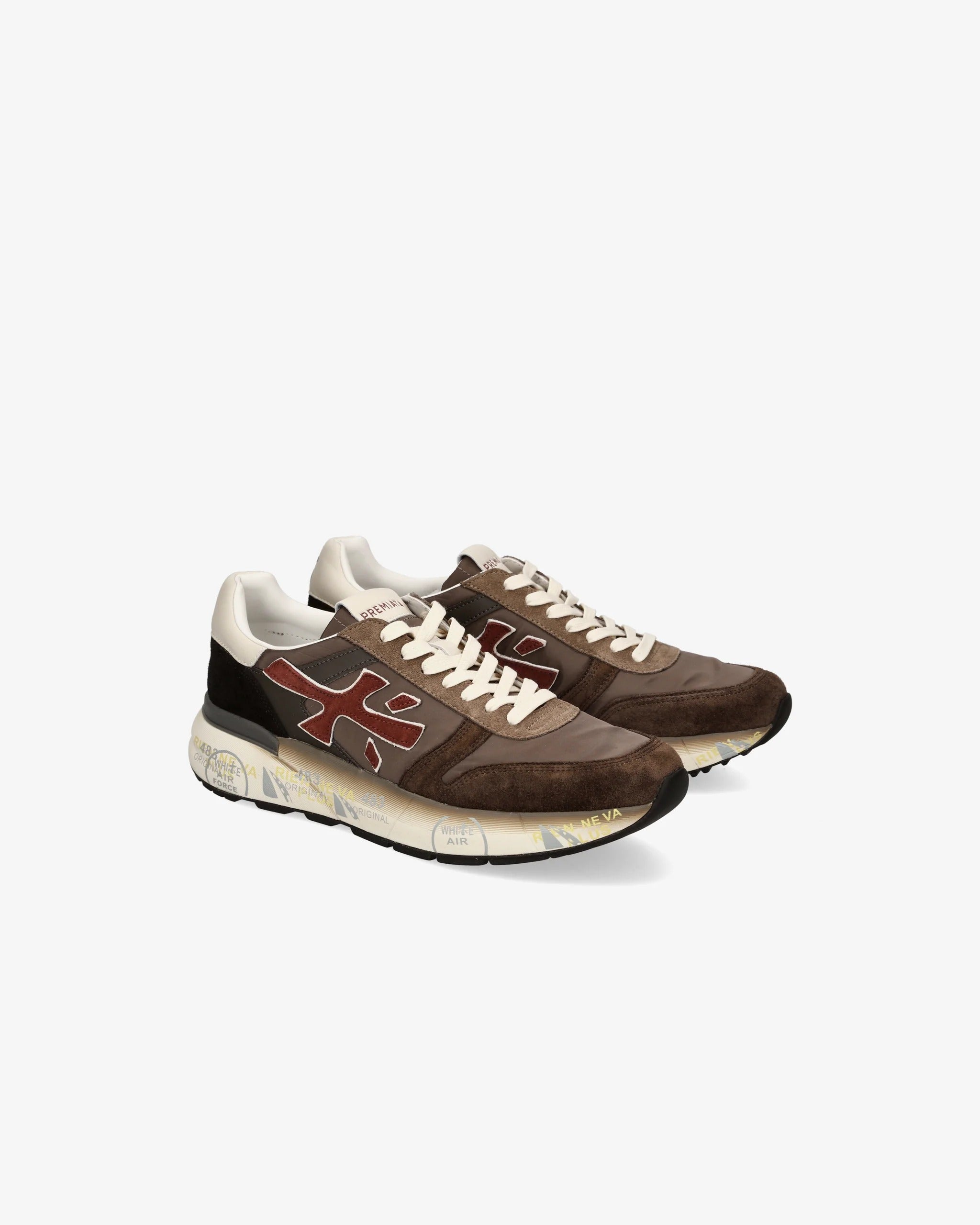 PREMIATA Sneaker Uomo Mick 7714-Marrone