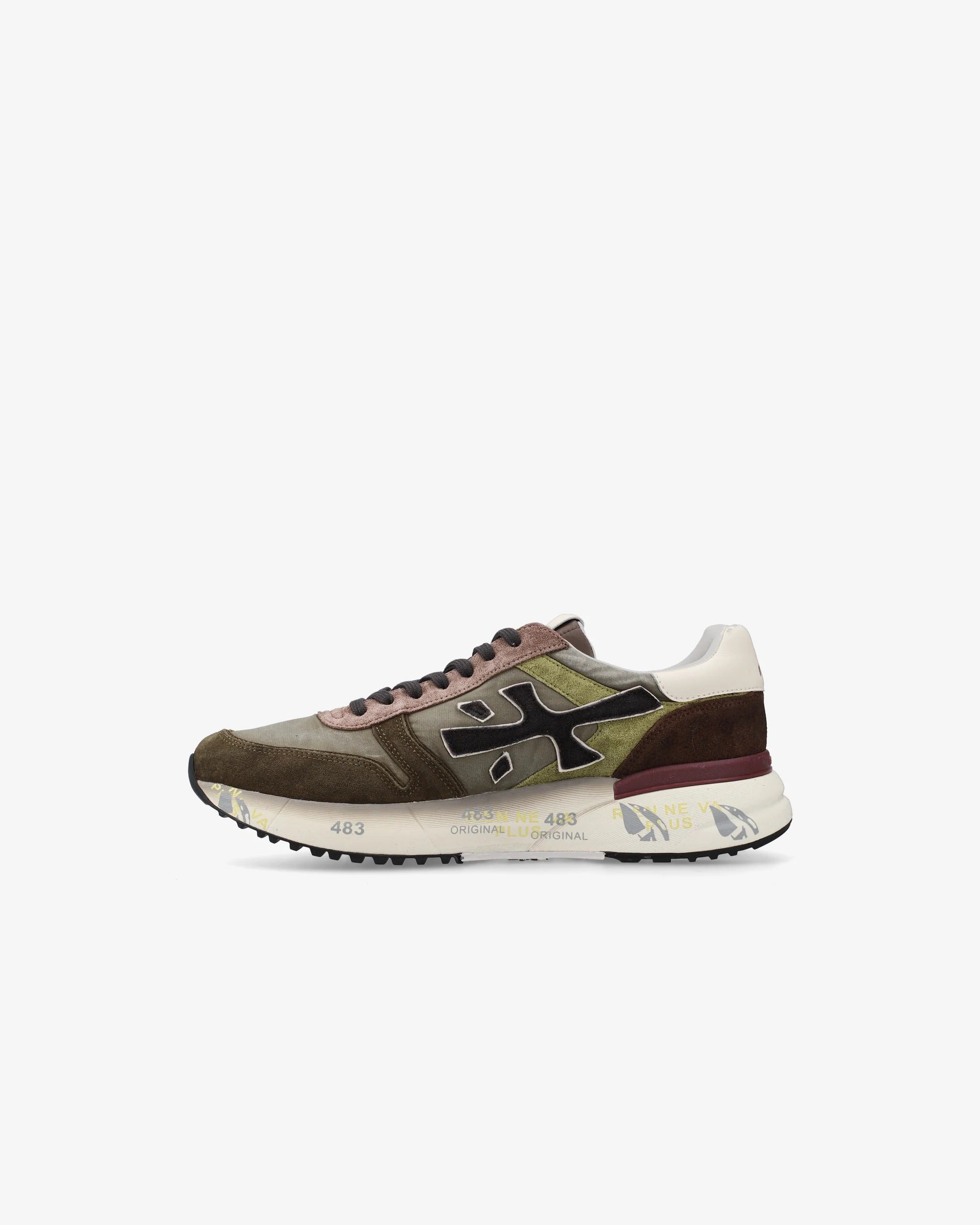 PREMIATA Sneaker Uomo Mick 7717-Verde Militare