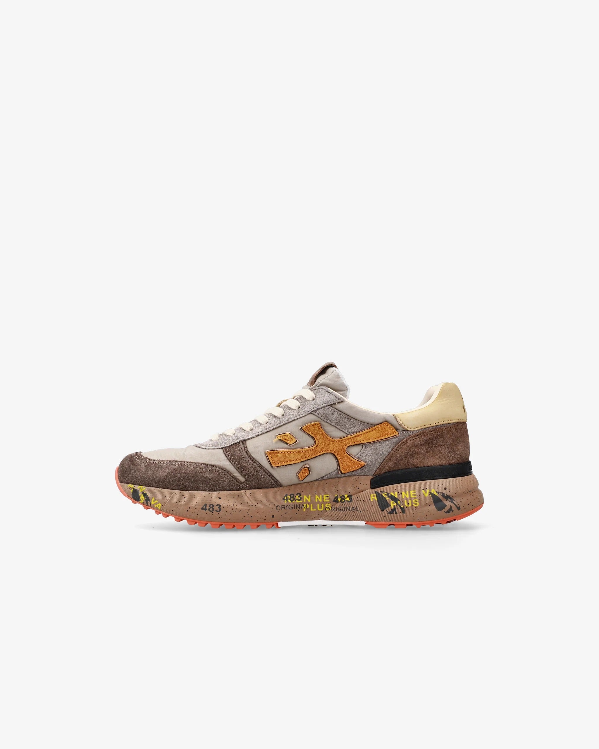 PREMIATA Sneaker Uomo Mick 7866-Tortora Marrone