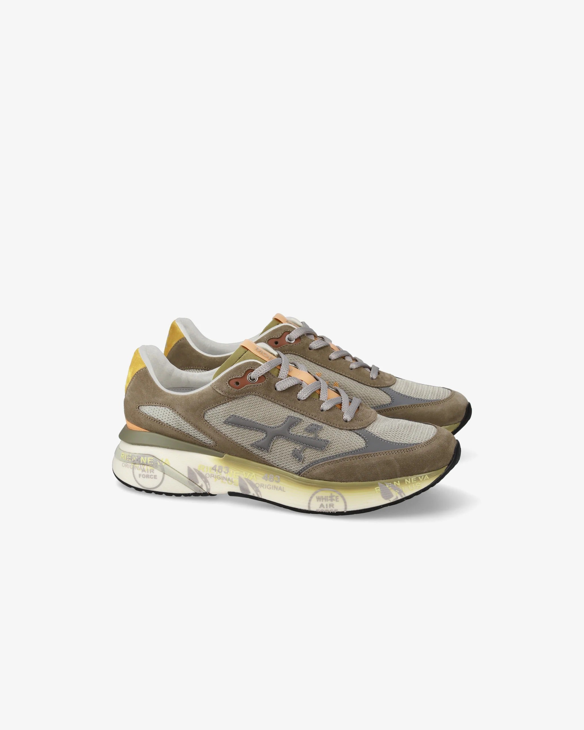 PREMIATA Sneaker Uomo Moerun 7871-Tortora Marrone