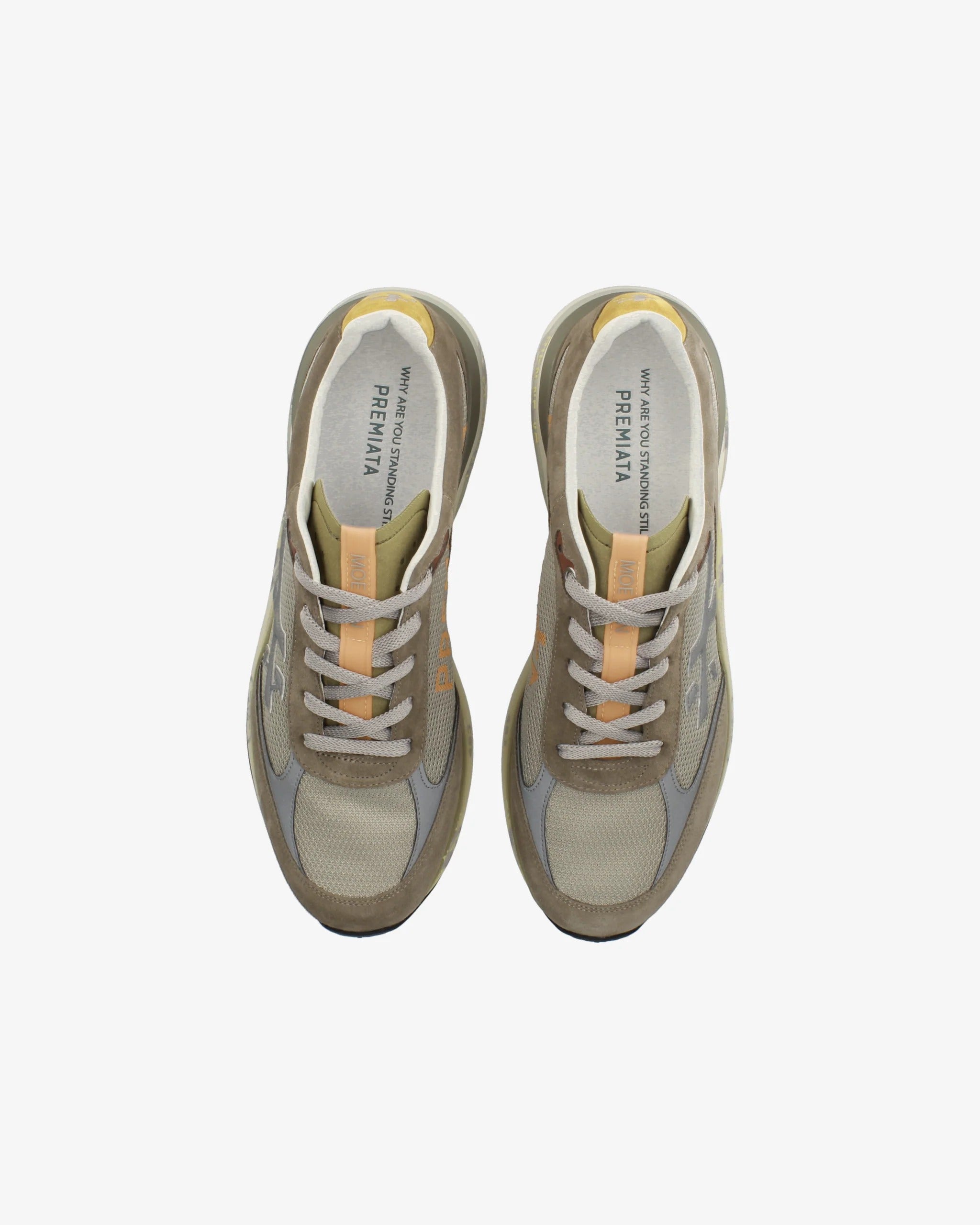 PREMIATA Sneaker Uomo Moerun 7871-Tortora Marrone