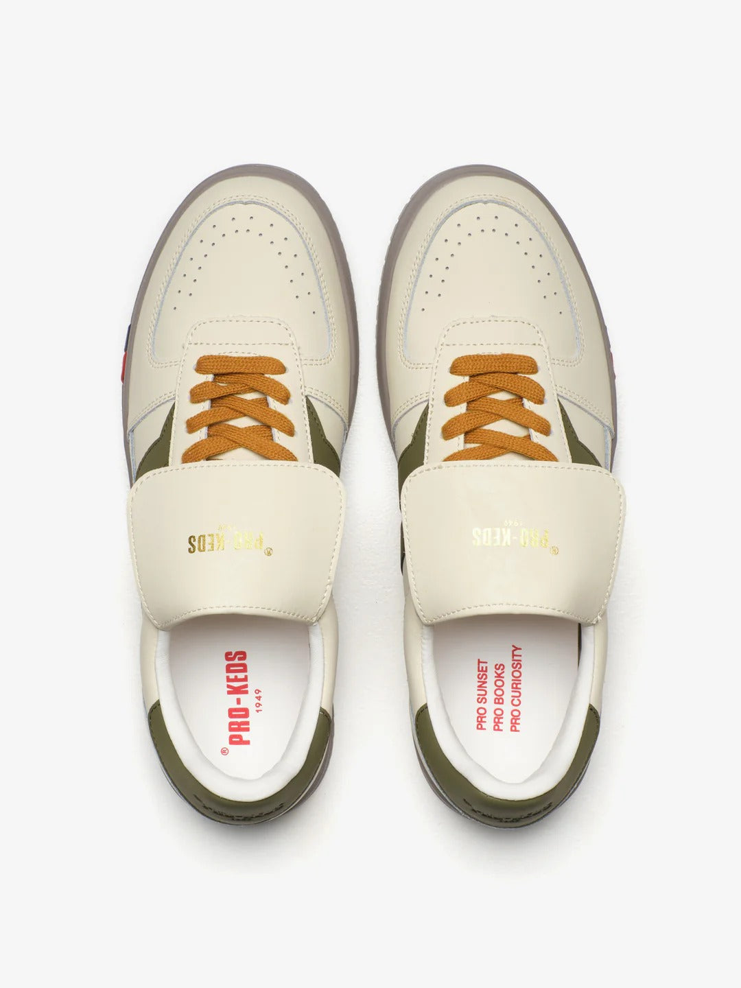 PRO-KEDS SNEAKER Uomo FIELD KING-Cream Olive Drab