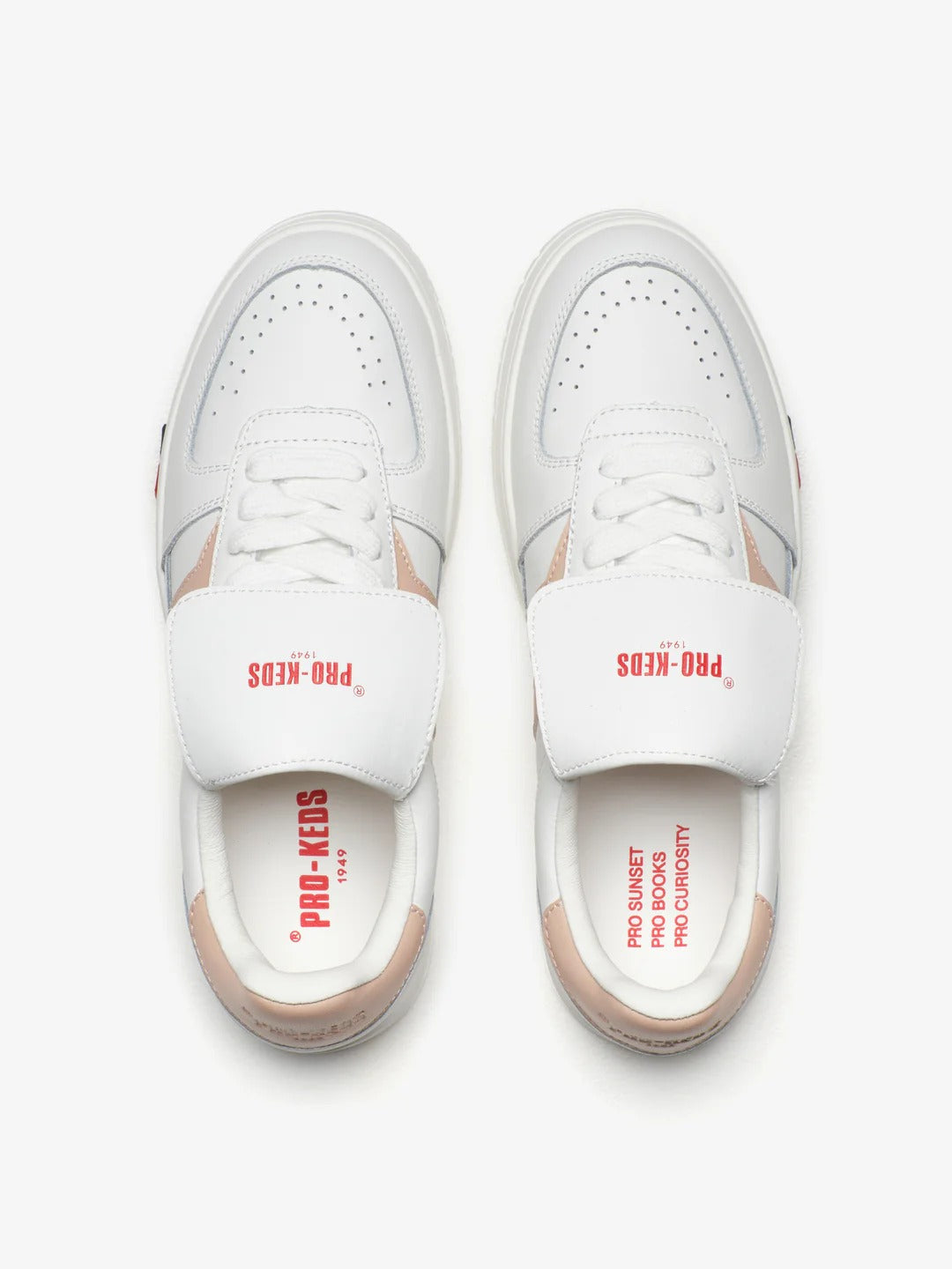 PRO-KEDS SNEAKER Donna FIELD KING-White Dusky Rose