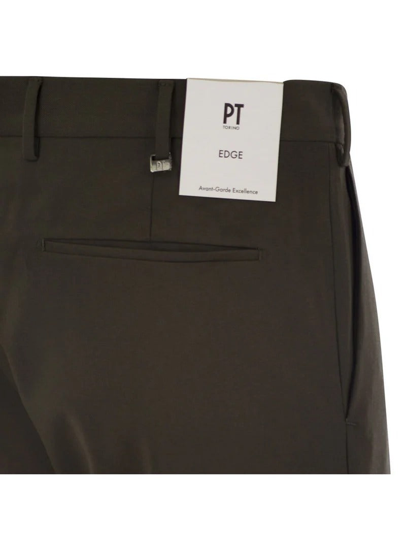 PT TORINO Pantalone Uomo DIECI Lana-Militare