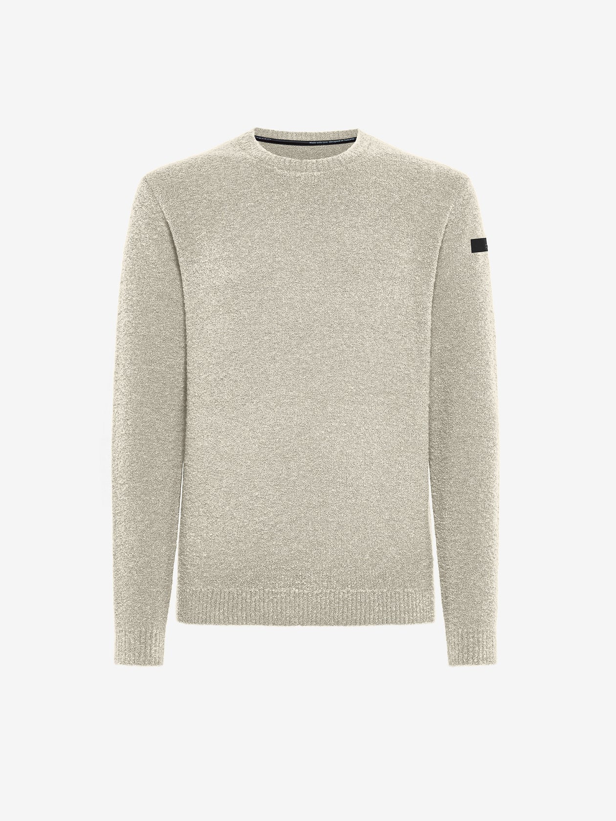 RRD Maglia Uomo Girocollo Bouclè-Cream