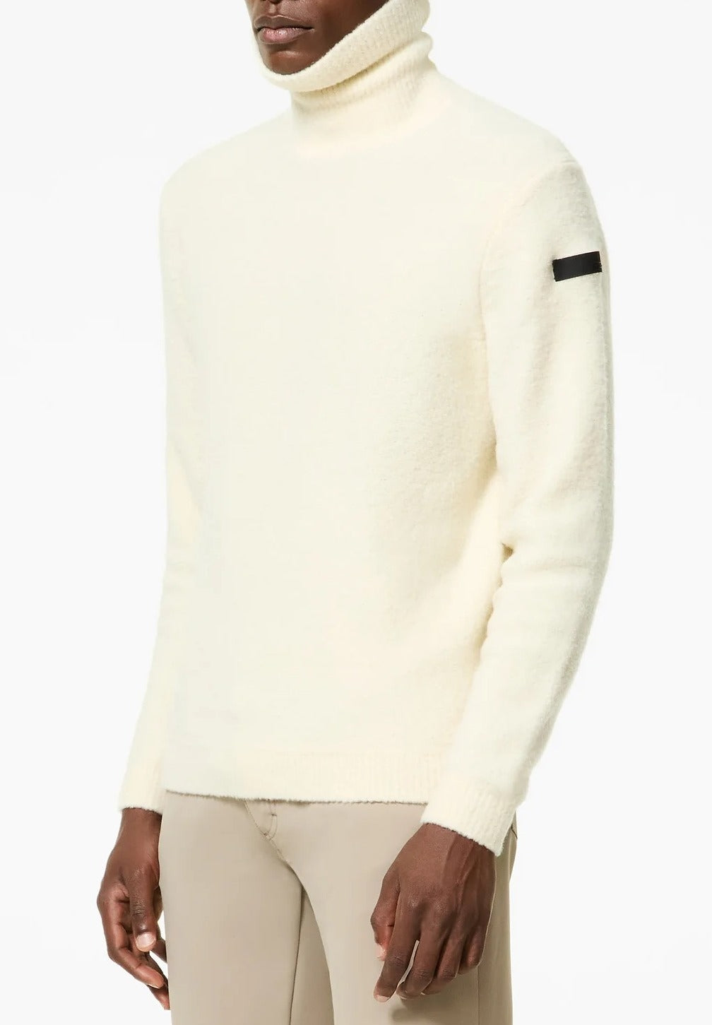 RRD Maglia Uomo Dolcevita Bouclè-Cream