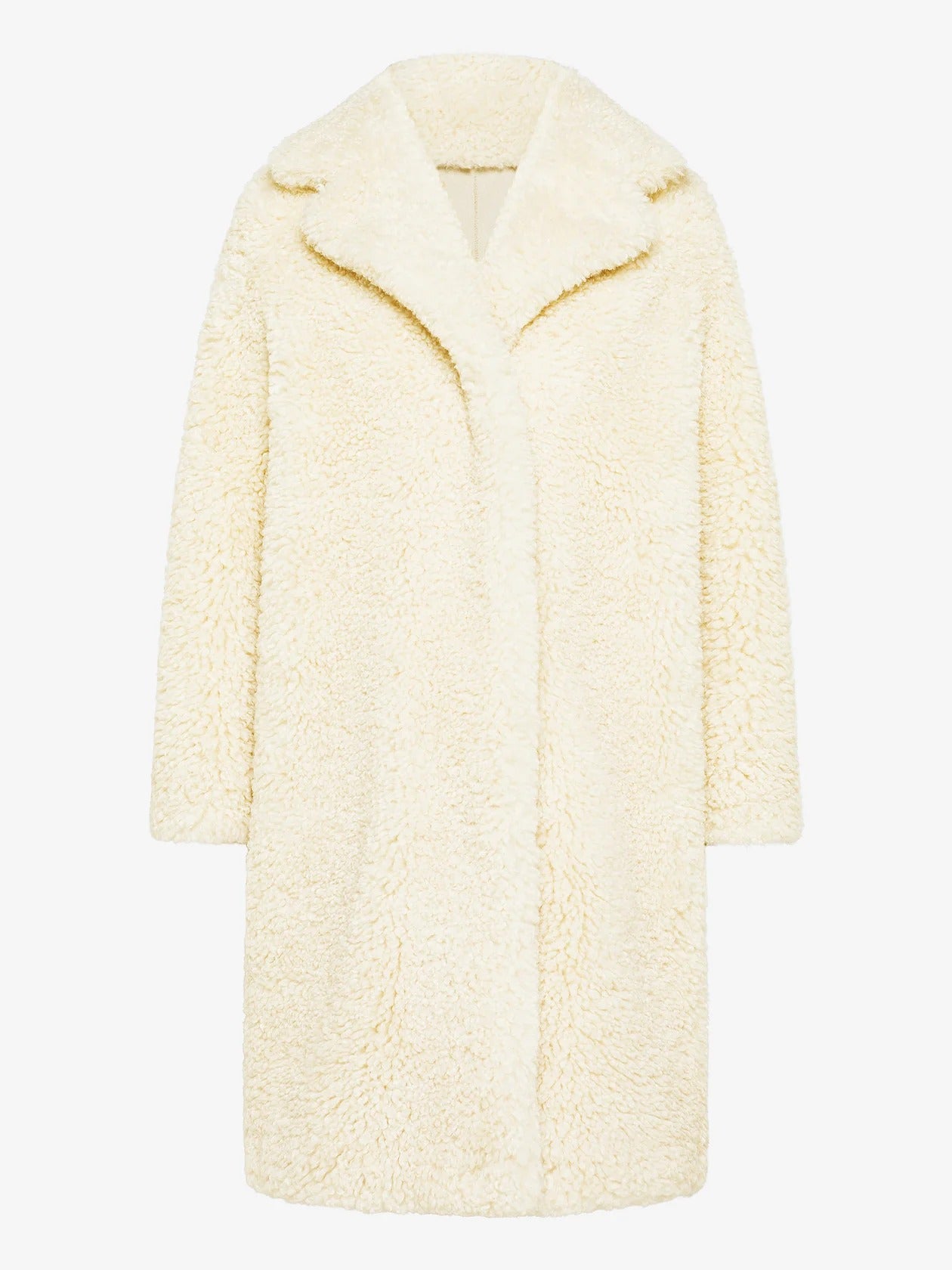 RRD Cappotto Donna Reversible Lamb Coat-Cream