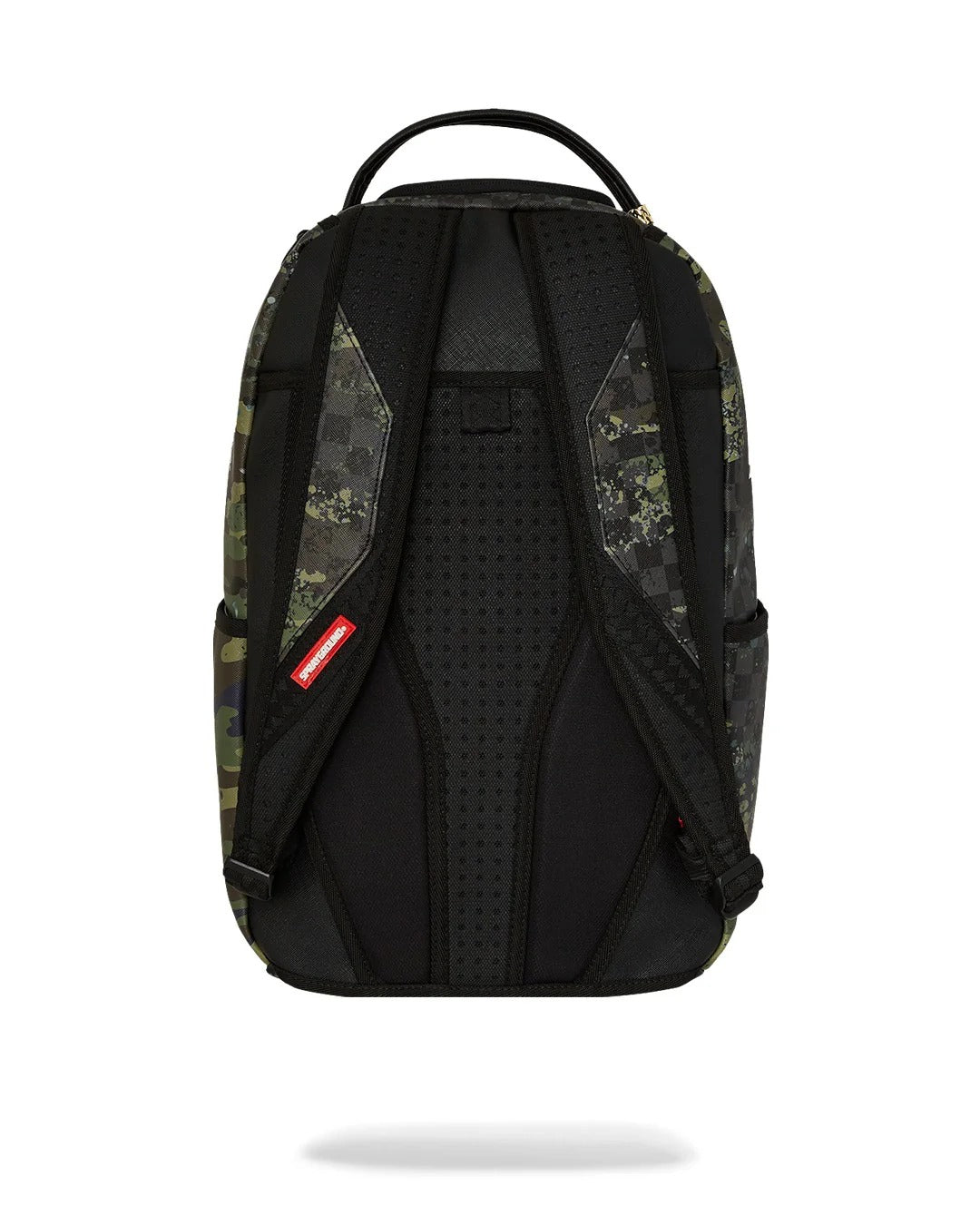 SPRAYGROUND Zaino Camo Splash-Nero Verde Militare