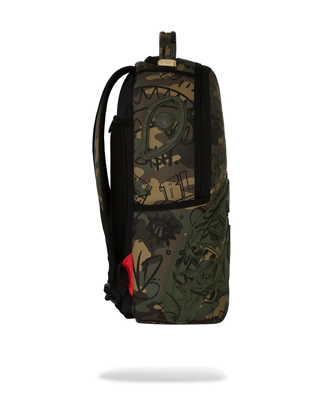 SPRAYGROUND Zaino SPLIT PINK AND CAMO-Verde Militare Rosa