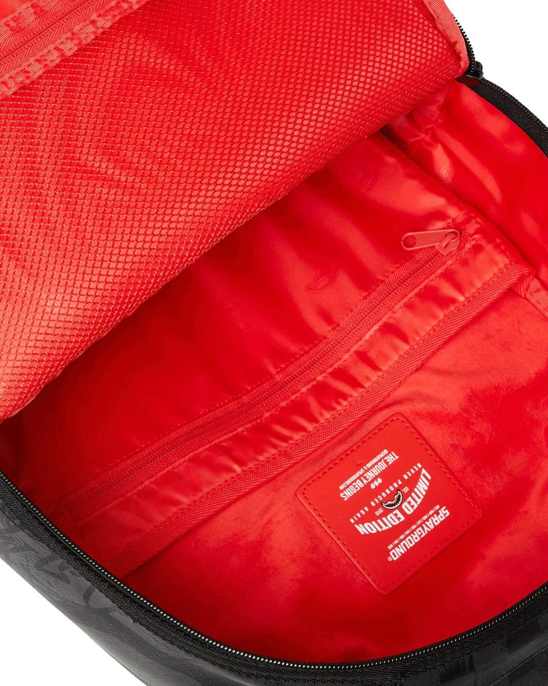 SPRAYGROUND Zaino TORN GRAFF CHECK-Nero