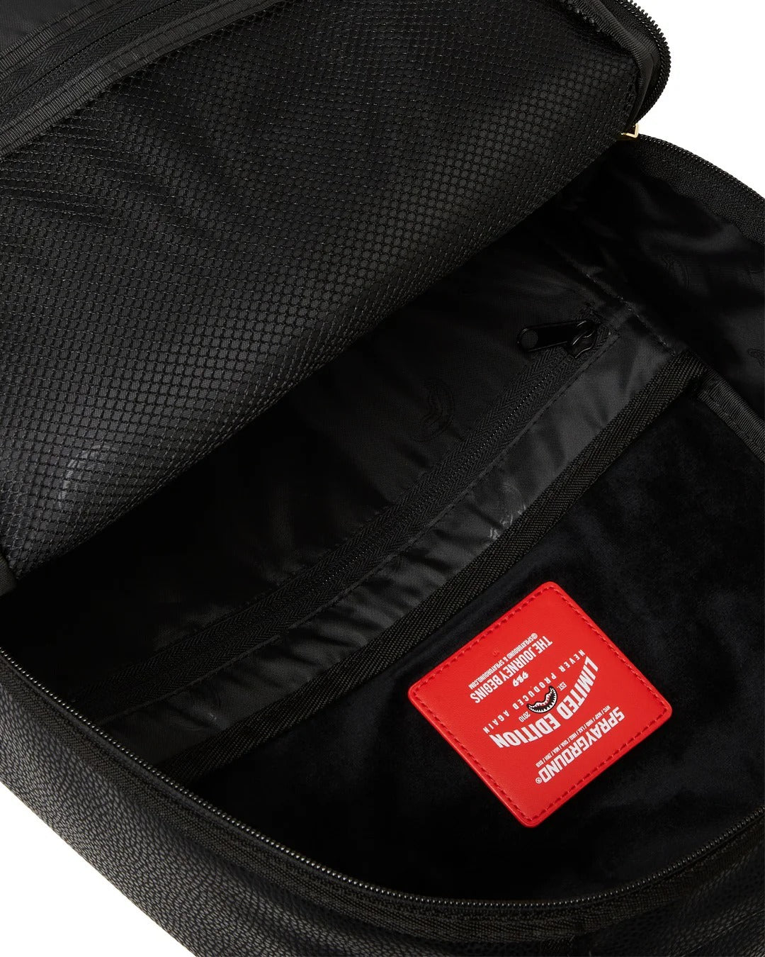 SPRAYGROUND Zaino Shark Central Gold-Nero